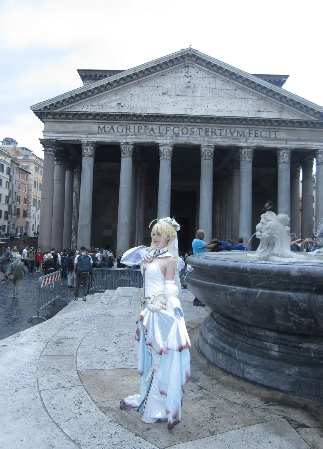 Fate, Bride, White stockings, Nero Cosplay, Roman cosplay - Image 3