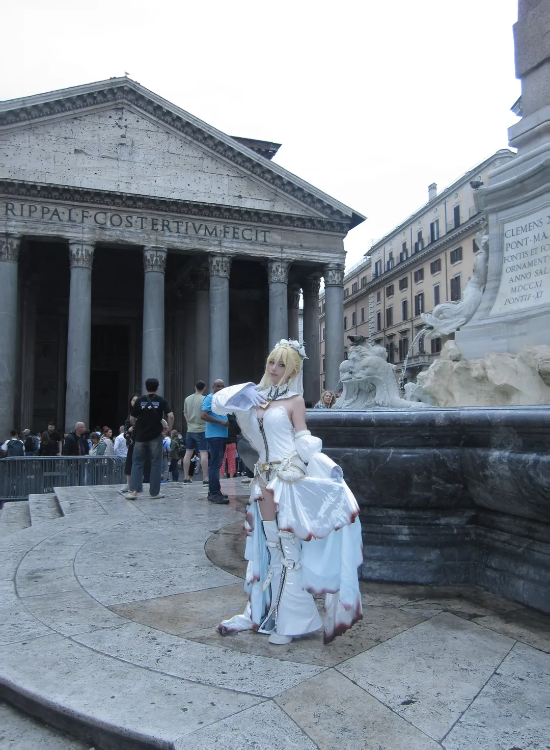 Fate, Bride, White stockings, Nero Cosplay, Roman cosplay - Image 4