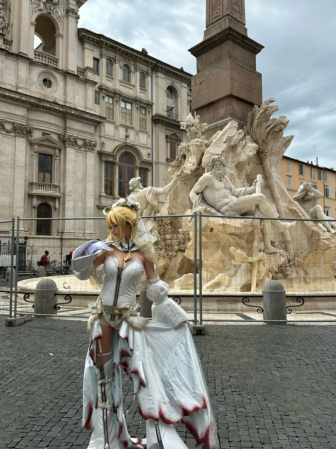 Fate, Bride, White stockings, Nero Cosplay, Roman cosplay - Image 7