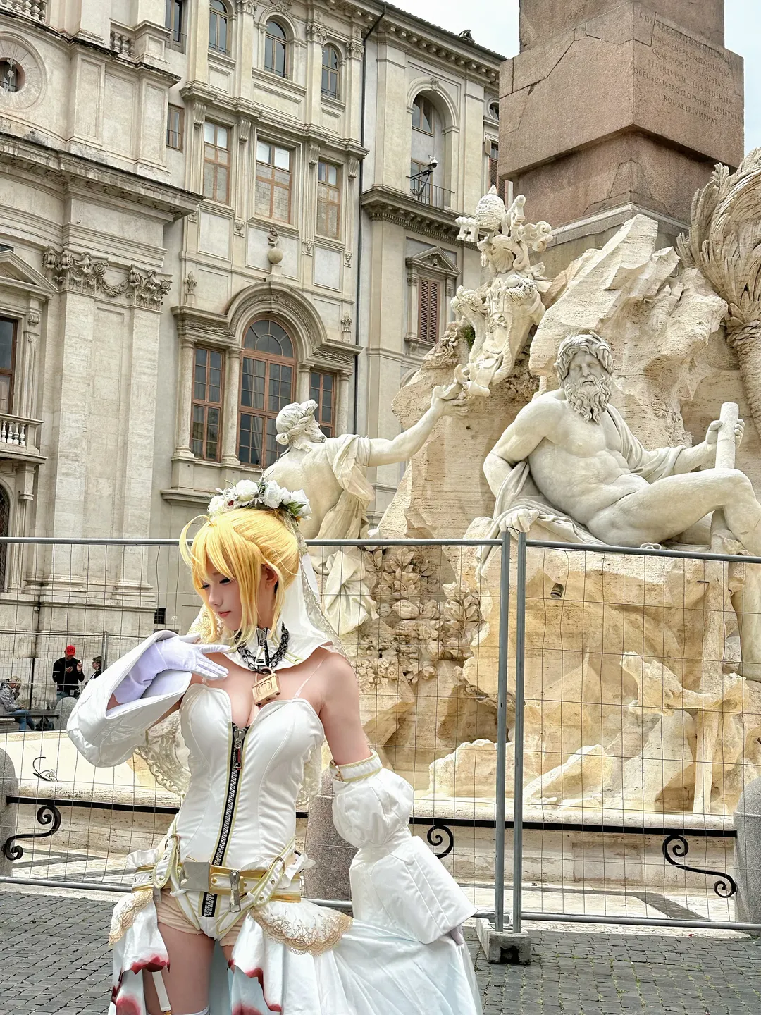 Fate, Bride, White stockings, Nero Cosplay, Roman cosplay - Image 8