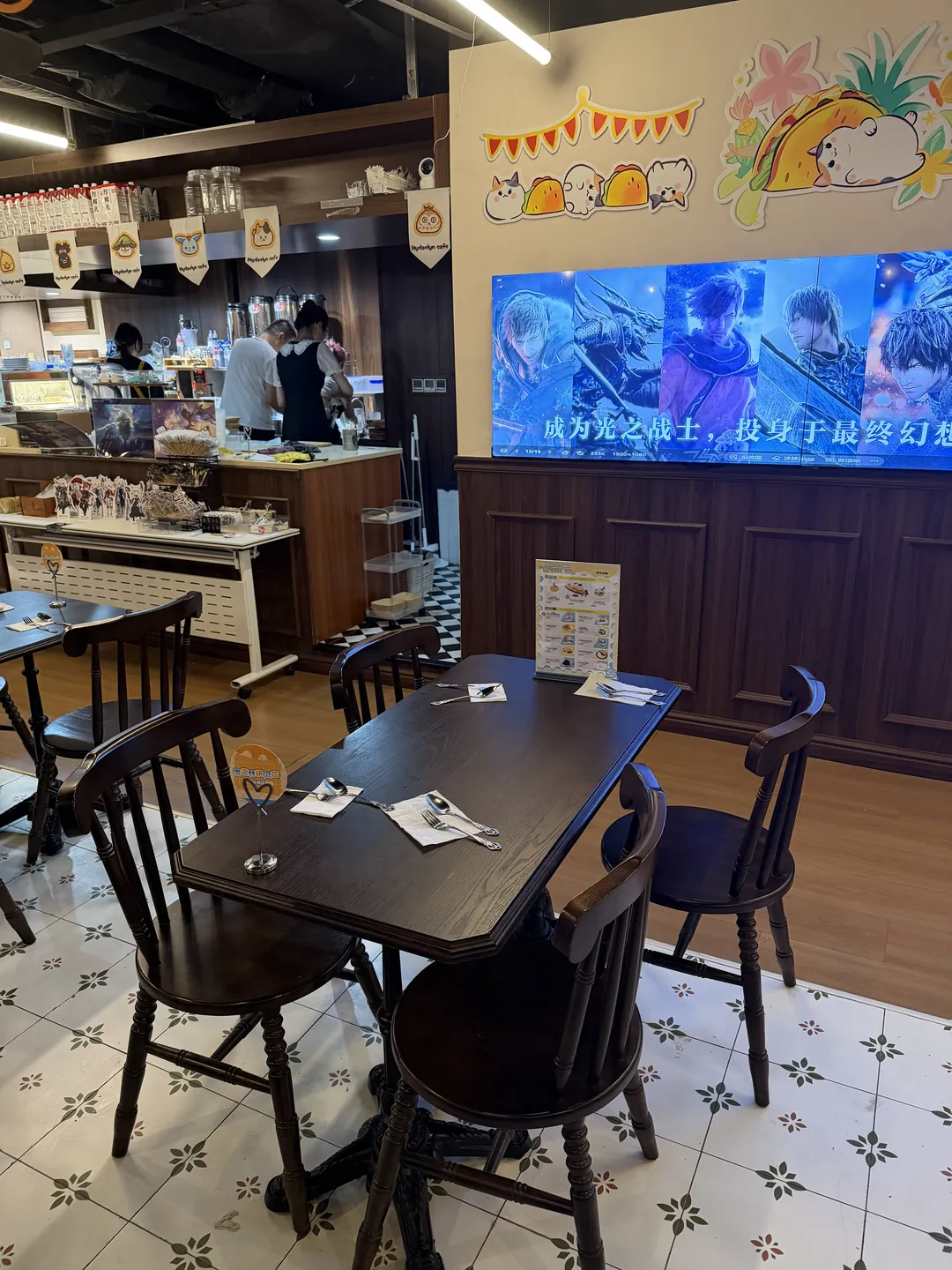 女仆装穿搭, 最终幻想14, ff14猫娘cos, 杭德林快闪店, 主题餐厅探店 - 第5张