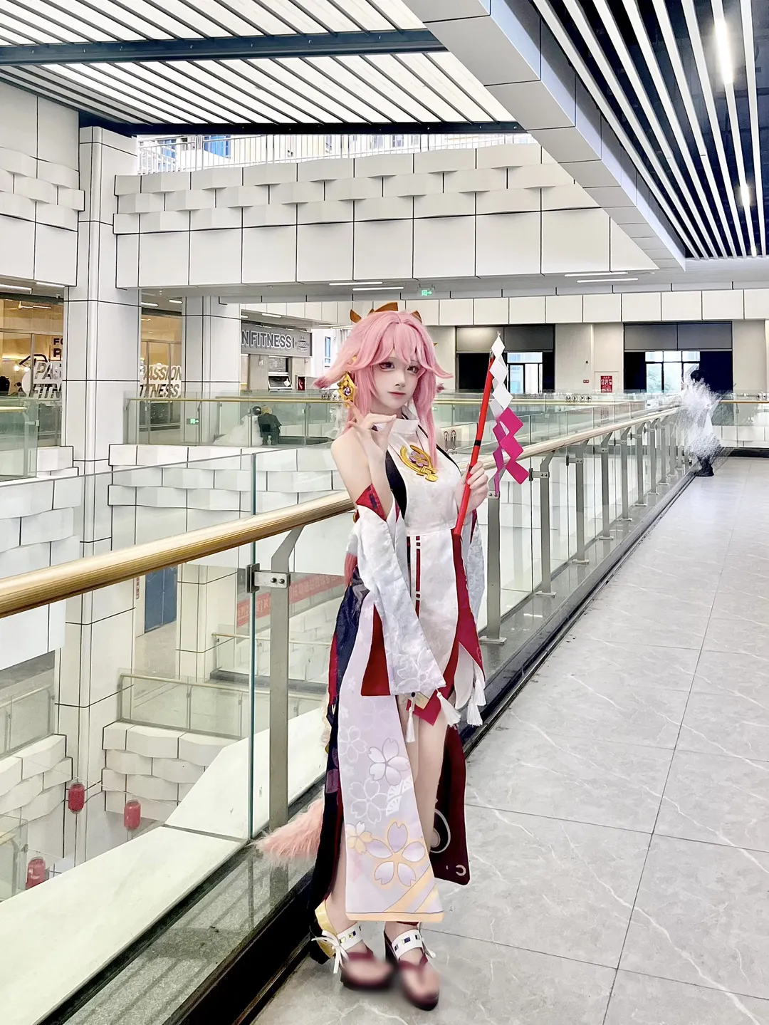 原神, 八重神子cos, 鸣神组, cosplay摄影, 周末日常 - 第4张