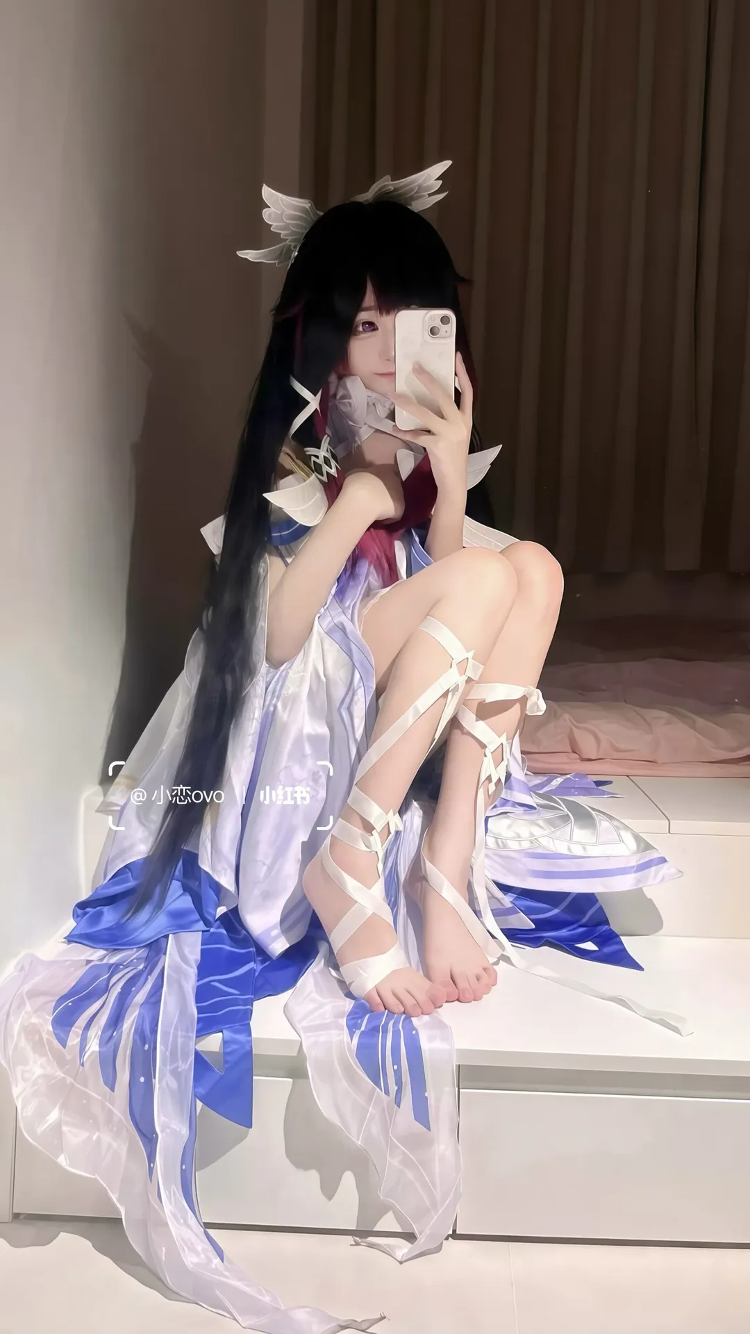 原神, 哥伦比娅cos, 二次元少女, 日常cosplay, 绑带仙气cos - 第1张