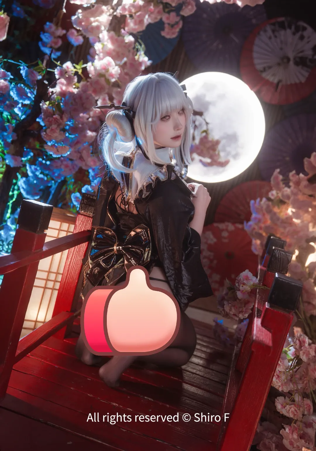 ロールプレイ, 和風撮影, ブラン コスプレ, 勝利の女神, 黒タイツ コーデ - 2枚目