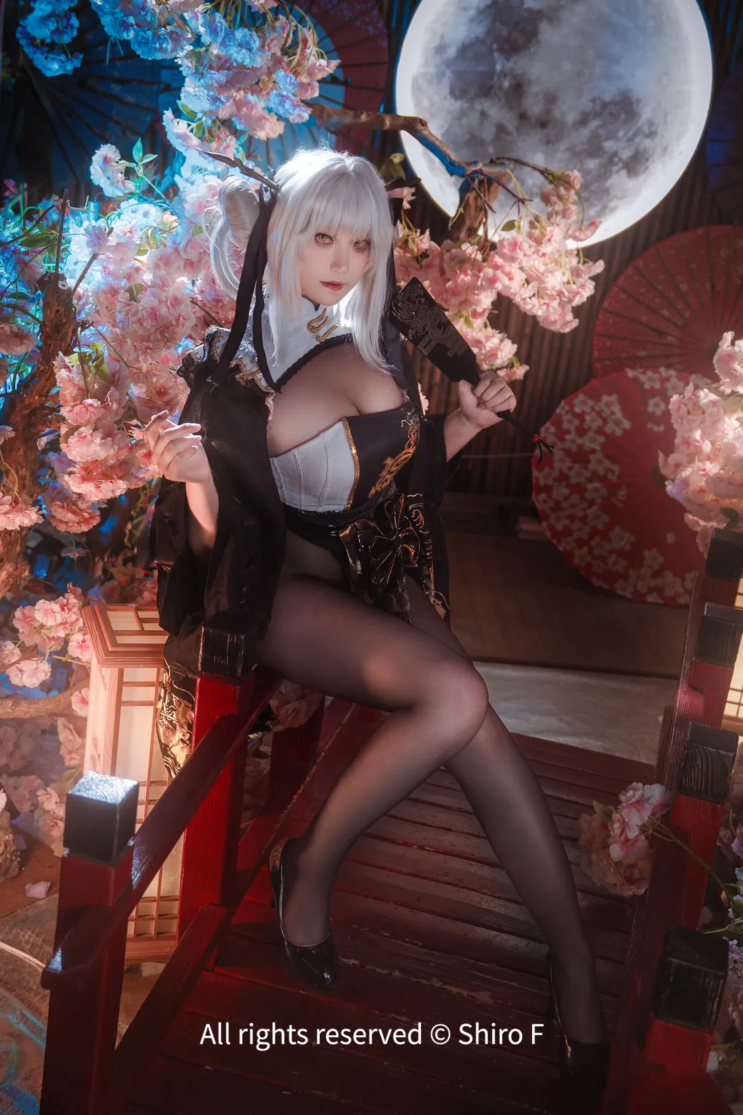 角色扮演, 和风摄影, 布兰儿cos, 胜利女神, 黑丝穿搭