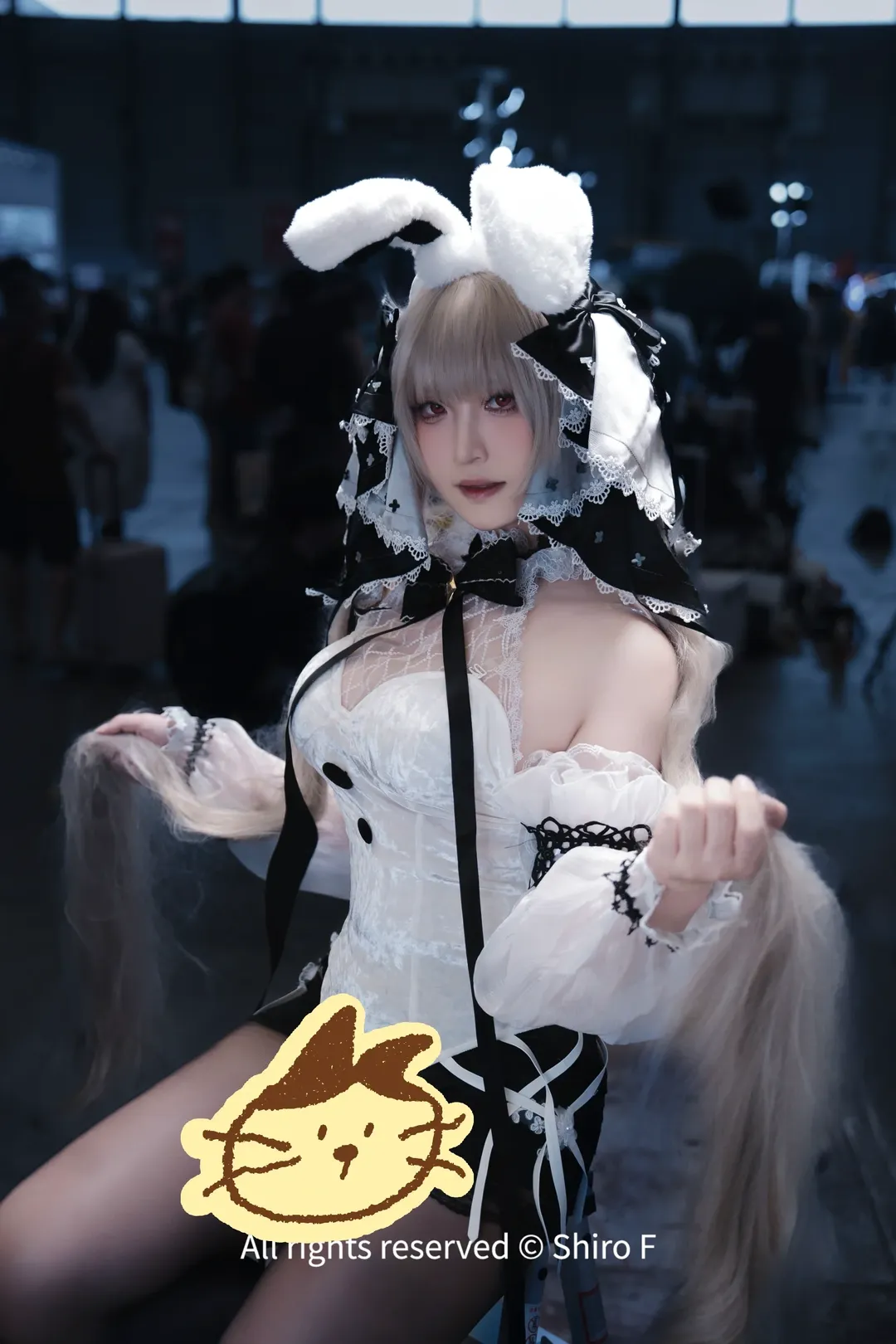 碧蓝航线, 可畏cos, 黑丝穿搭, 兔女郎cosplay, 2025ChinaJoy - 第1张