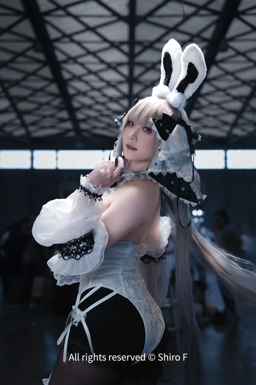 碧蓝航线, 可畏cos, 黑丝穿搭, 兔女郎cosplay, 2025ChinaJoy - 第2张