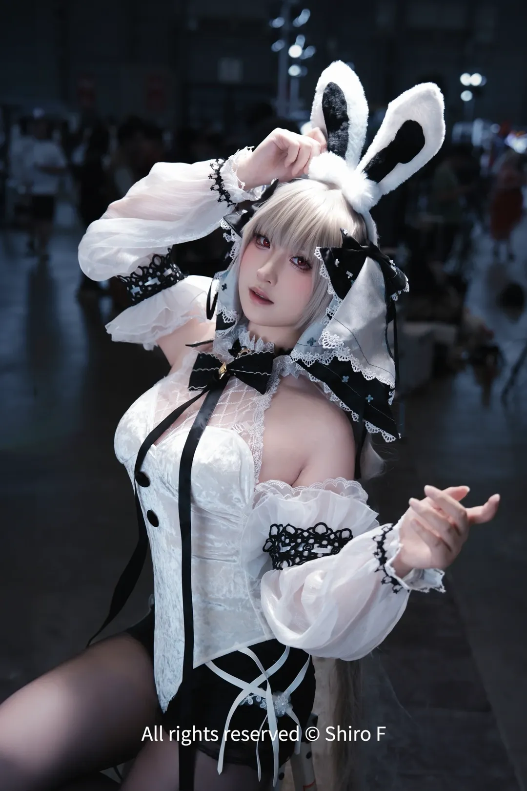碧蓝航线, 可畏cos, 黑丝穿搭, 兔女郎cosplay, 2025ChinaJoy - 第3张