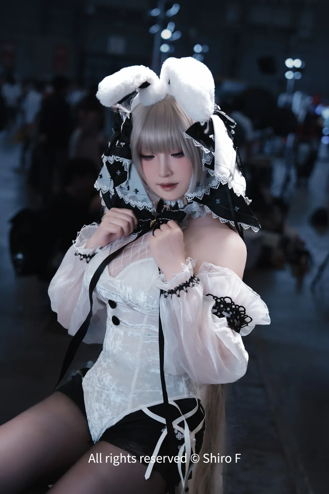 碧蓝航线, 可畏cos, 黑丝穿搭, 兔女郎cosplay, 2025ChinaJoy - 第4张