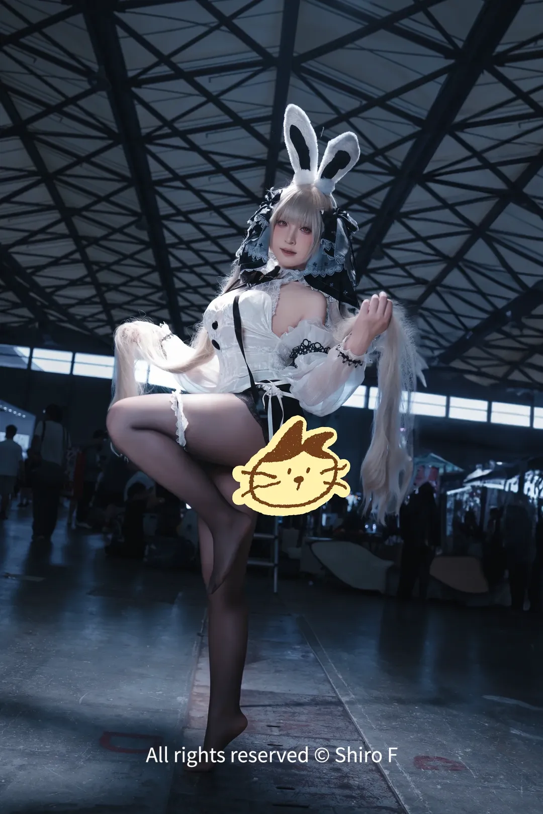 碧蓝航线, 可畏cos, 黑丝穿搭, 兔女郎cosplay, 2025ChinaJoy - 第6张