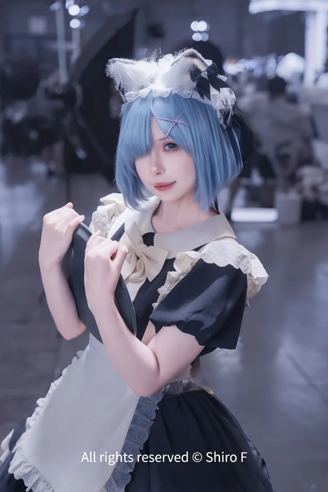 女仆装, 漫展场照, 蕾姆cos, 甜妹, 2025chinajoy - 第4张