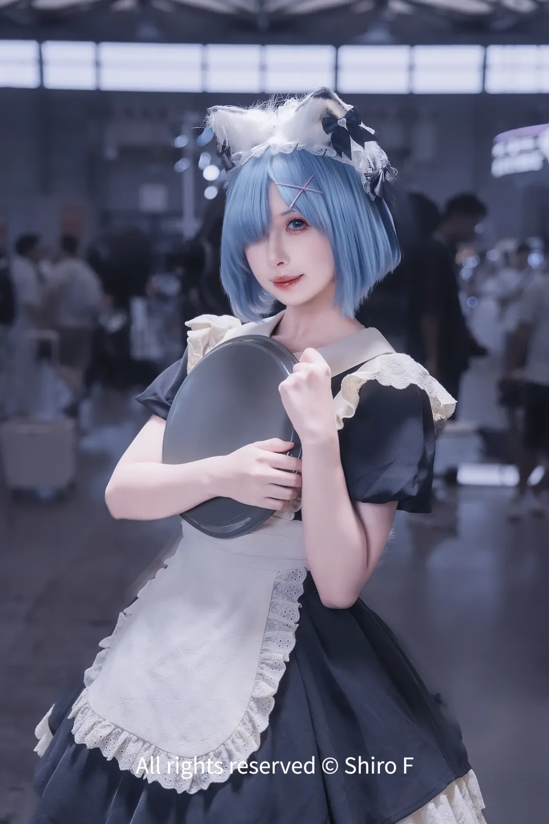 女仆装, 漫展场照, 蕾姆cos, 甜妹, 2025chinajoy - 第5张