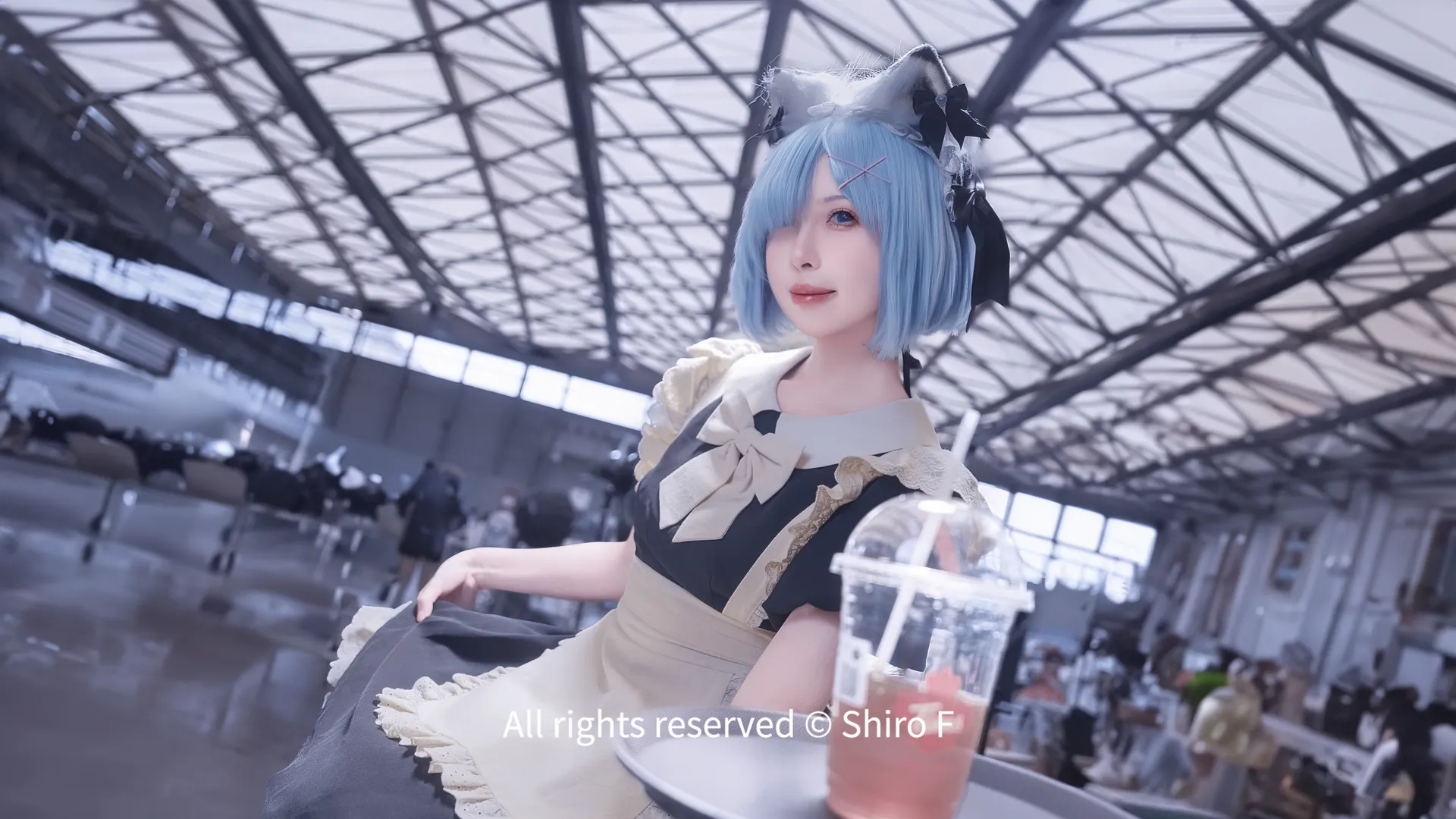 女仆装, 漫展场照, 蕾姆cos, 甜妹, 2025chinajoy - 第6张