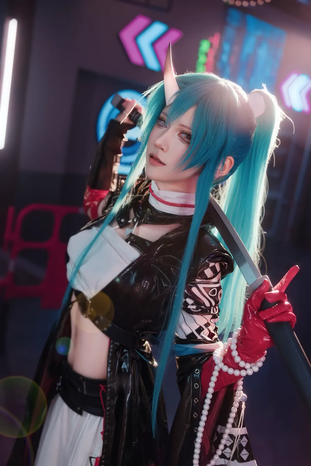 Cyberpunk, Arknights, Tactical gear, Hoshiguma cosplay, Cosplay
