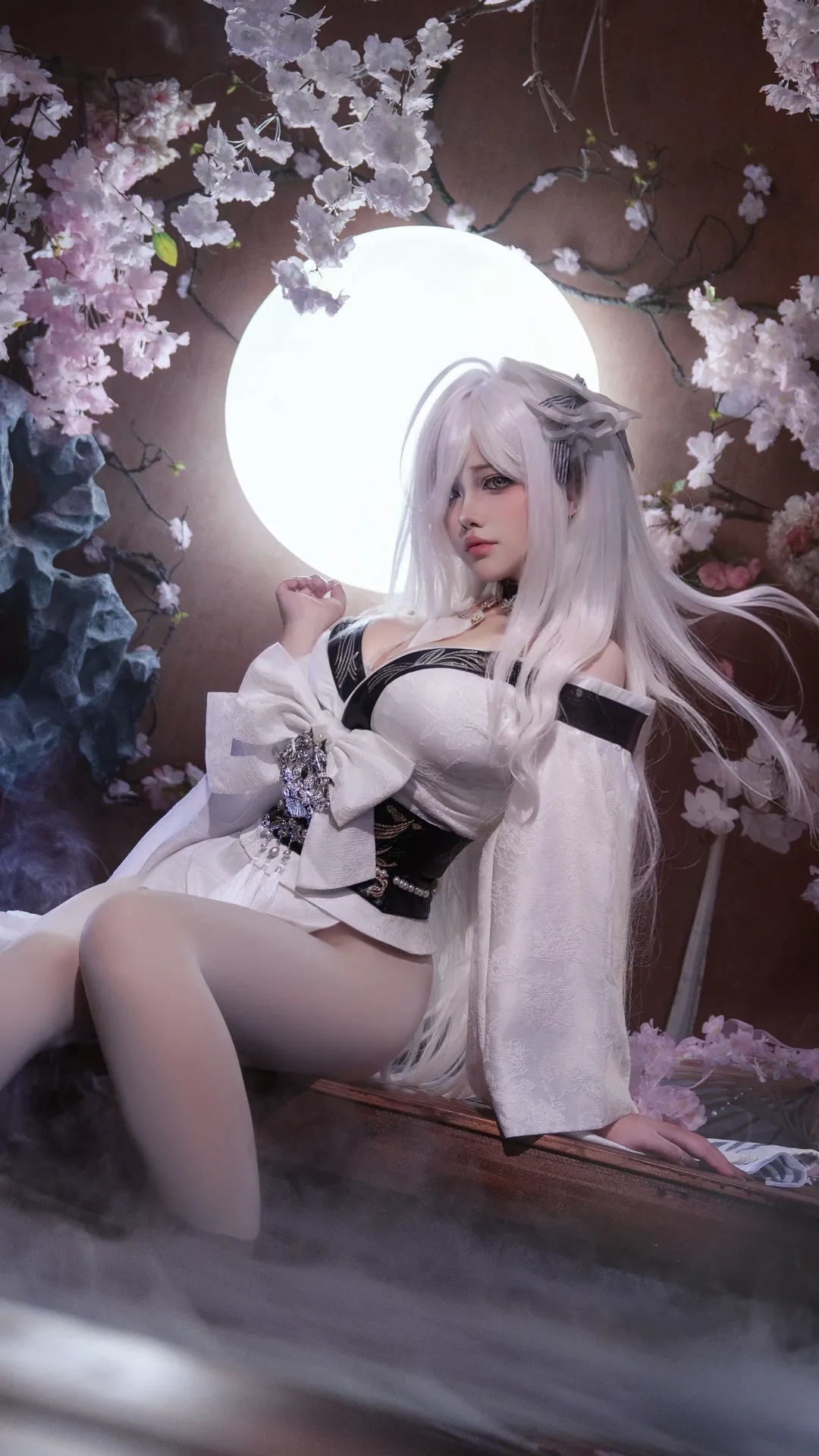 碧蓝航线, 和风摄影, 二次元cosplay, 白凤cos, 白丝cos
