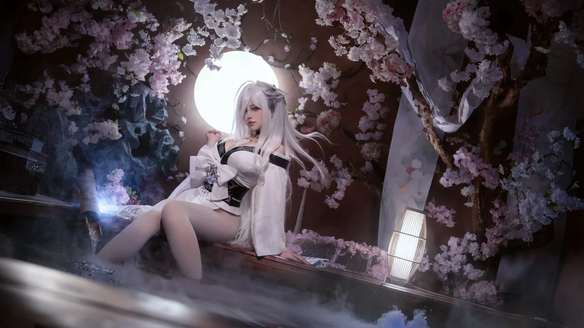 碧蓝航线, 和风摄影, 二次元cosplay, 白凤cos, 白丝cos - 第2张