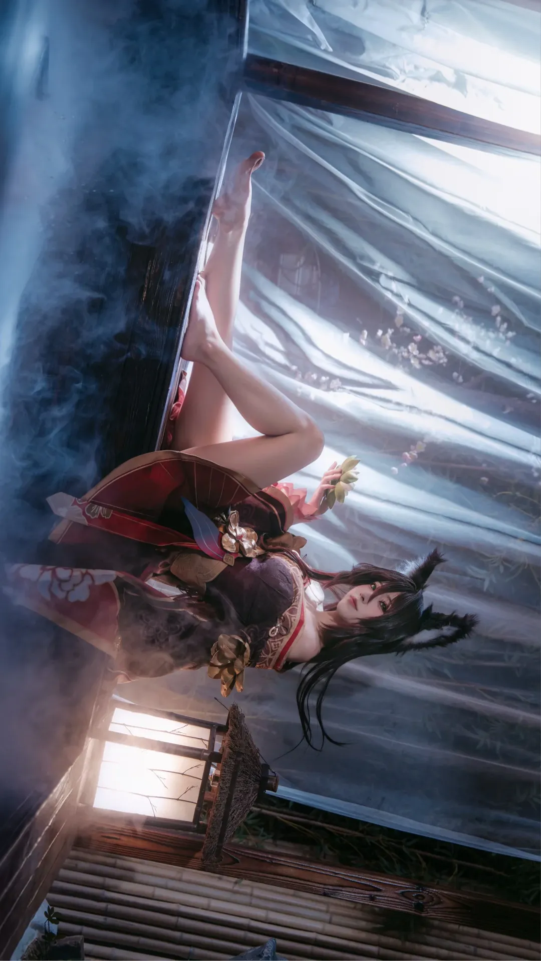Fugue Cosplay, Ancient style cosplay, Tingyun cosplay, Ethereal and graceful, Long legs