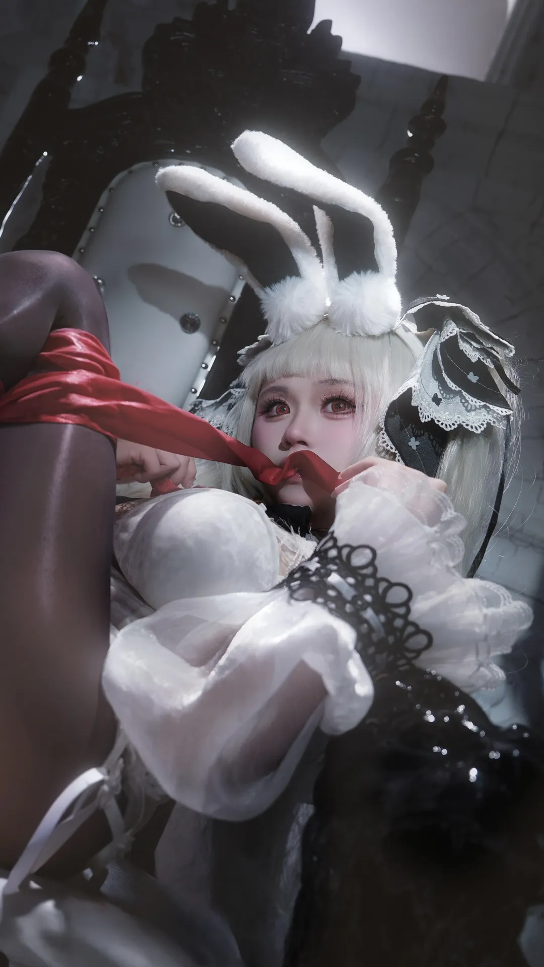 碧蓝航线, 兔女郎, 二次元cos, 可畏cos, 黑丝cos