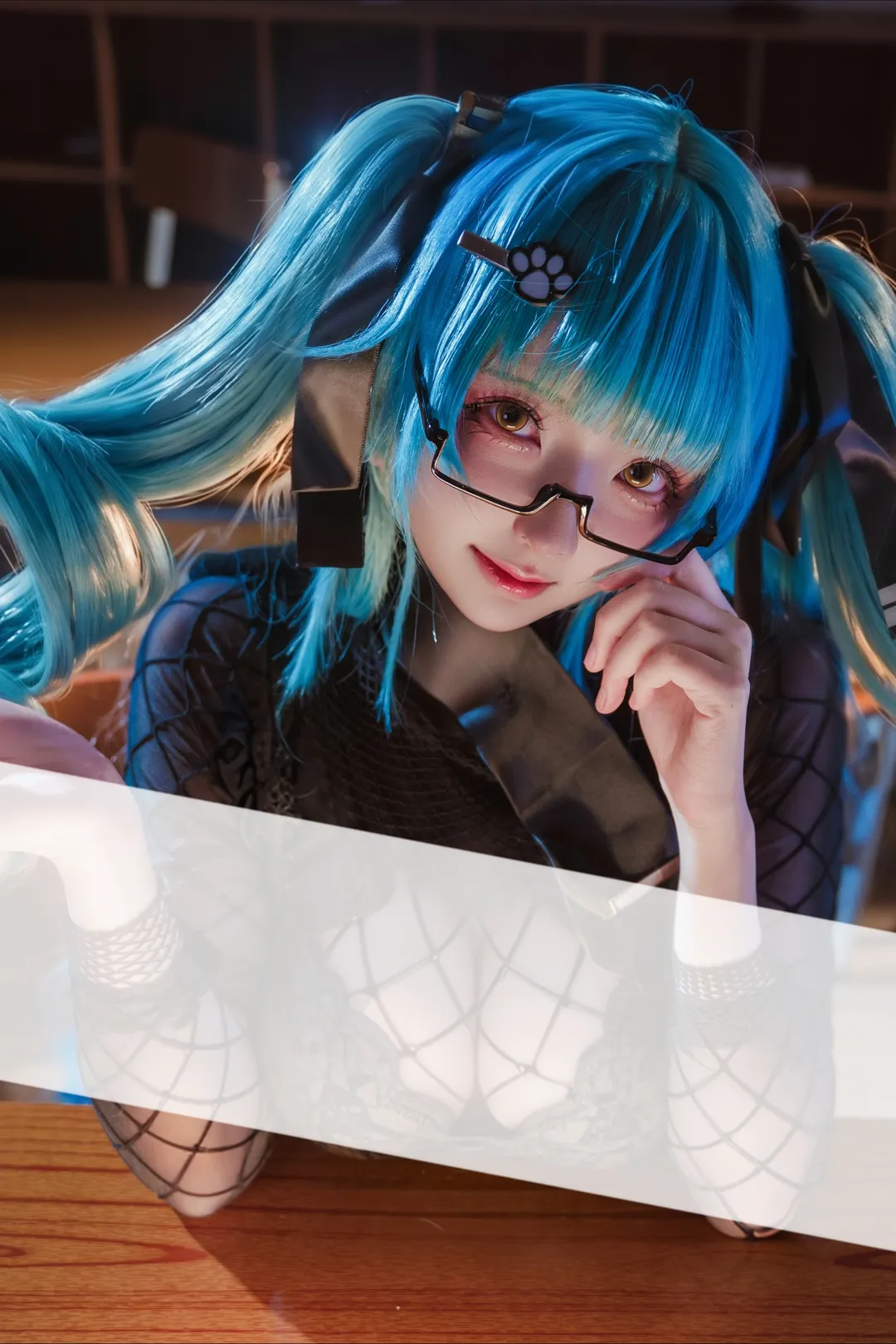 胜利女神, cosplay穿搭, 双马尾造型, 普丽瓦蒂cos, 黑框眼镜