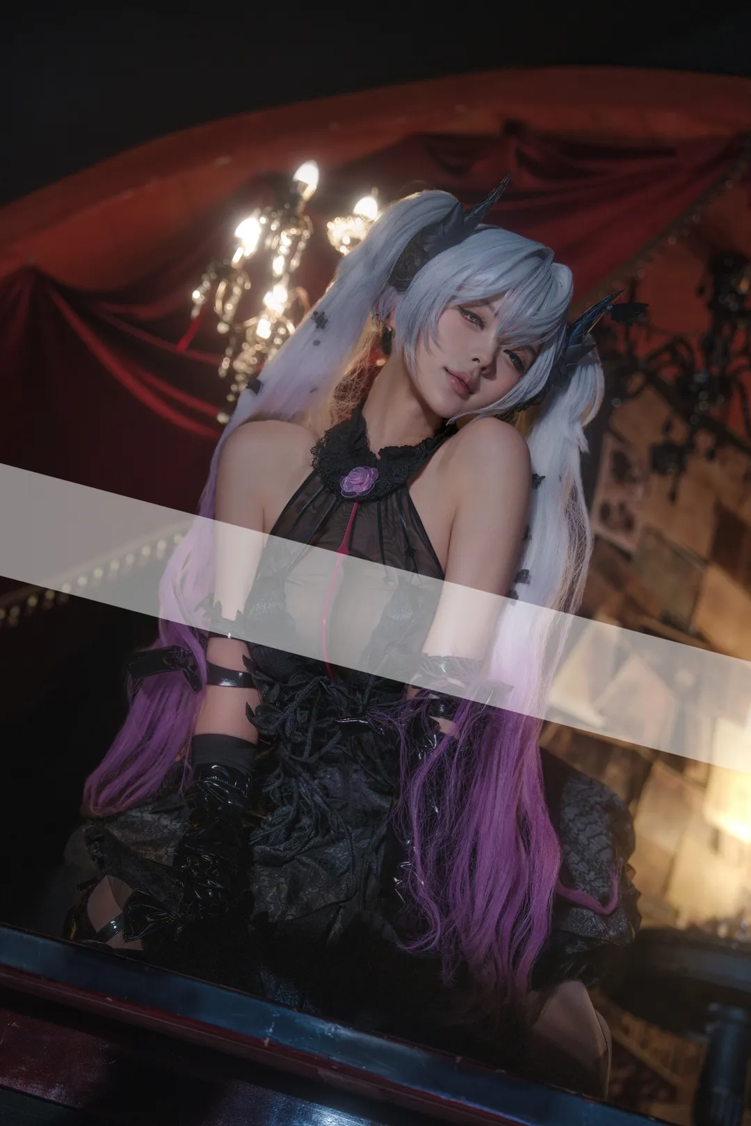 fgo, cosplay摄影, 暗黑哥特风, 莉莉丝cos, 二次元造型