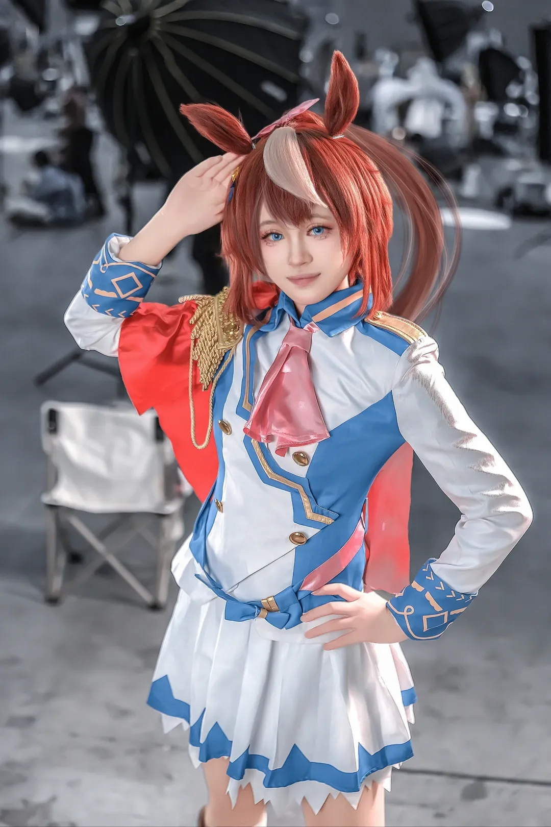 漫展返图, 元气少女cos, 东海帝王cos, 丝袜cos, 赛马娘 优俊闪耀少女 - 第2张