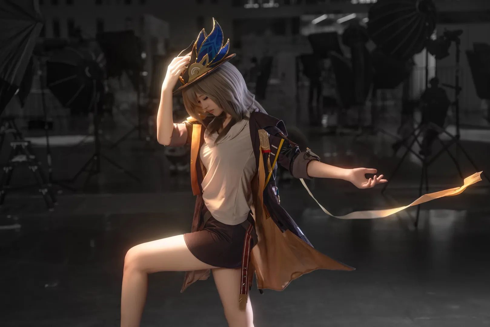角色扮演, 崩坏星穹铁道, 二次元cosplay, 摄影棚拍摄, 开拓者星cos