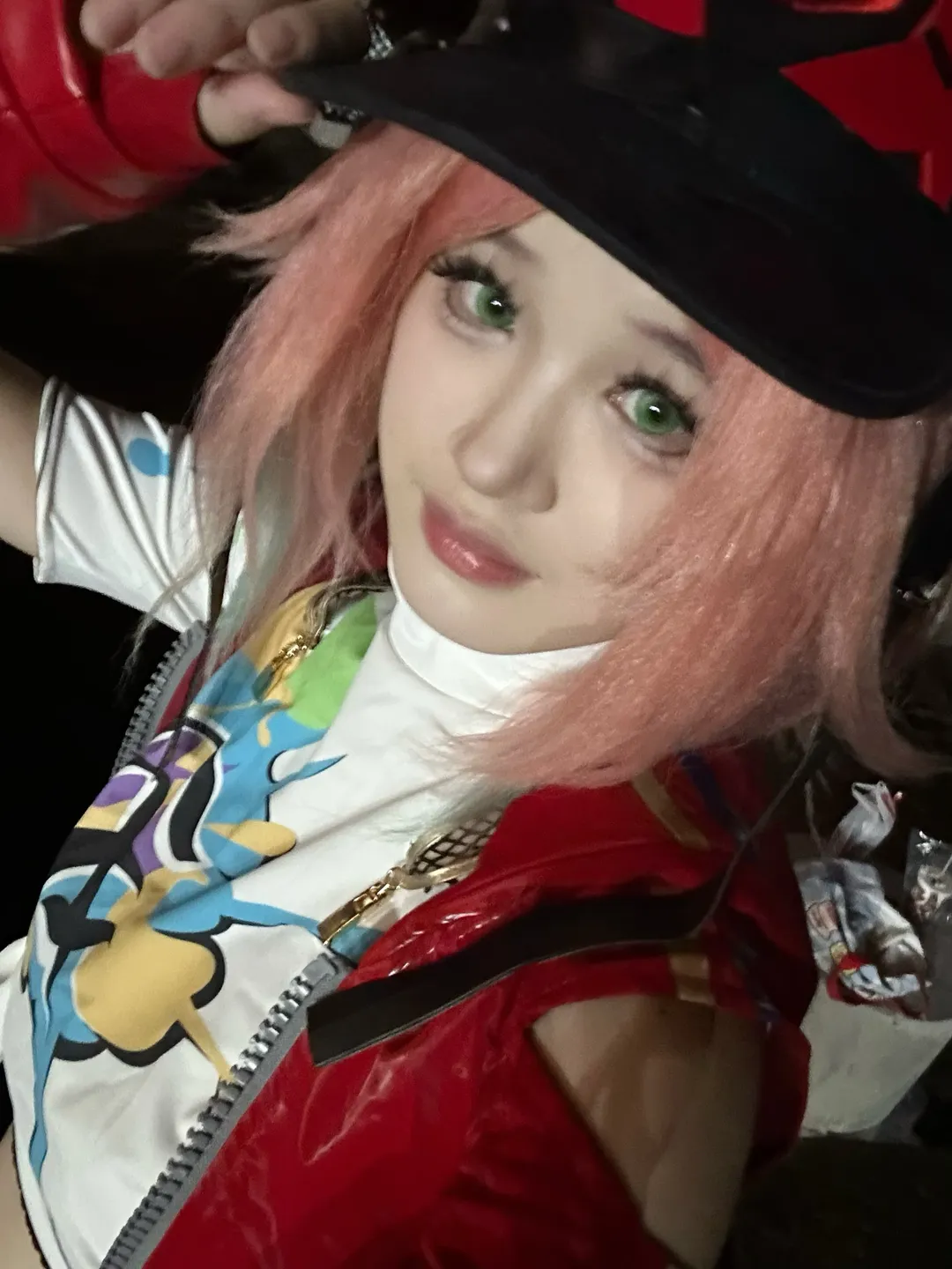 崩坏星穹铁道, 粉色假发, 乱破cos, 街头风cosplay, 绿瞳cos