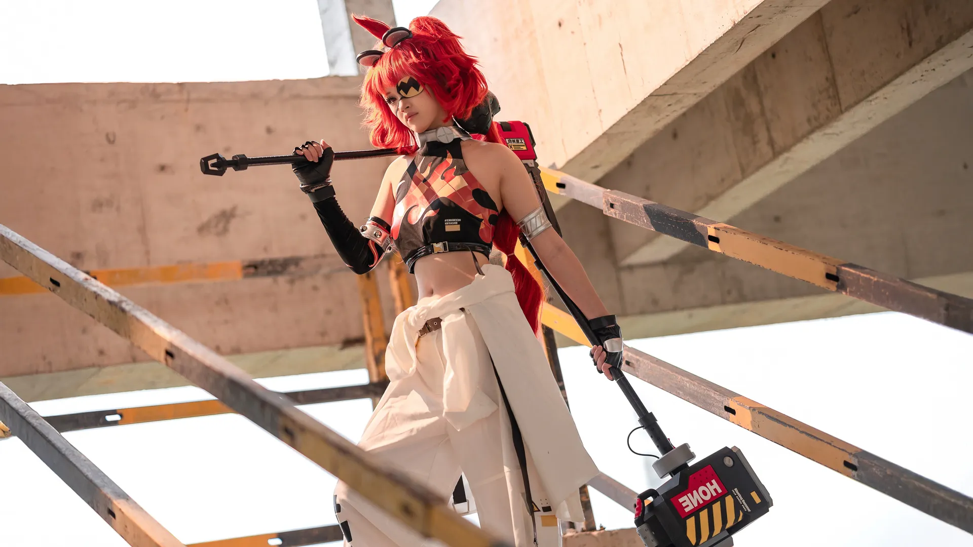 绝区零, 外景写真, 工业风cosplay, 珂蕾妲cos, 硬核角色扮演 - 第2张