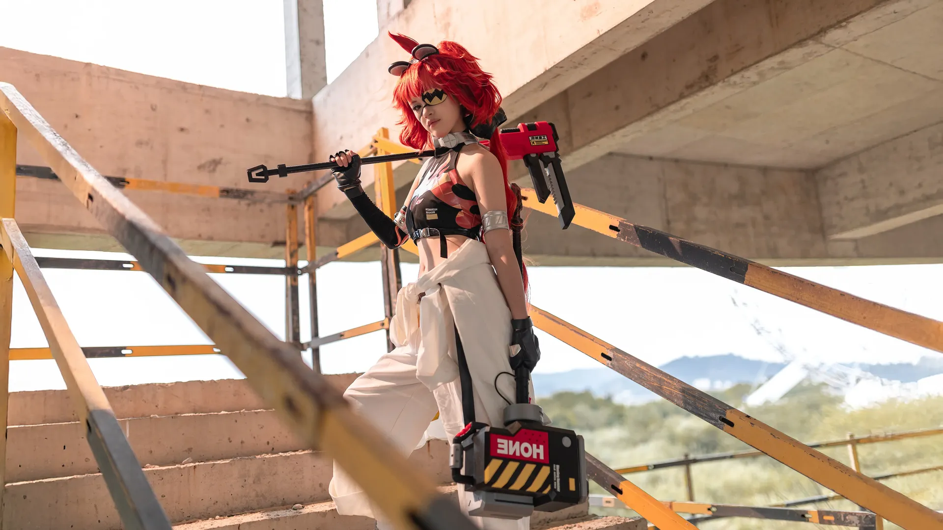 绝区零, 外景写真, 工业风cosplay, 珂蕾妲cos, 硬核角色扮演 - 第3张