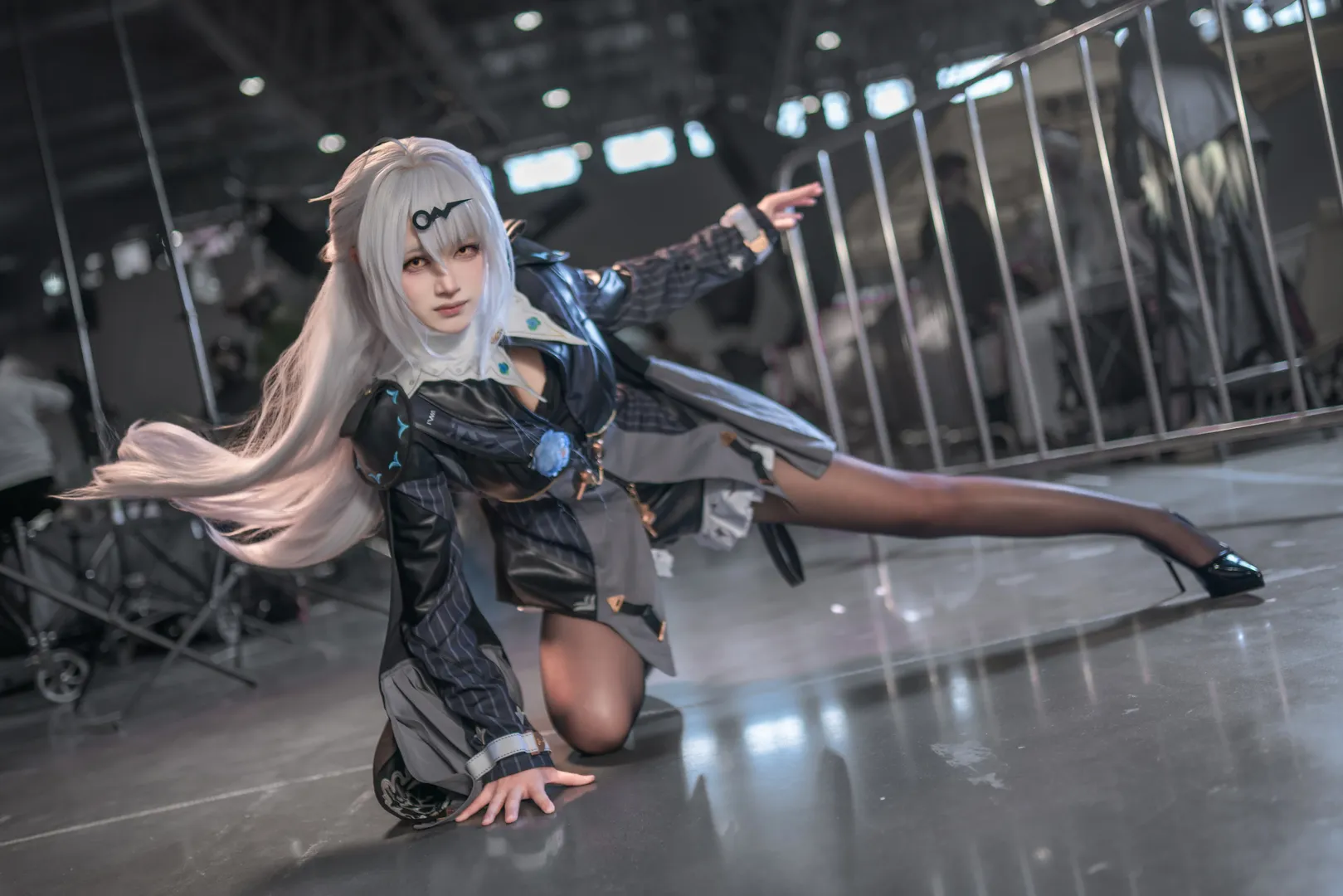 絕區零, 漫展攝影, 儀玄cos, 白毛cos, 機能風穿搭