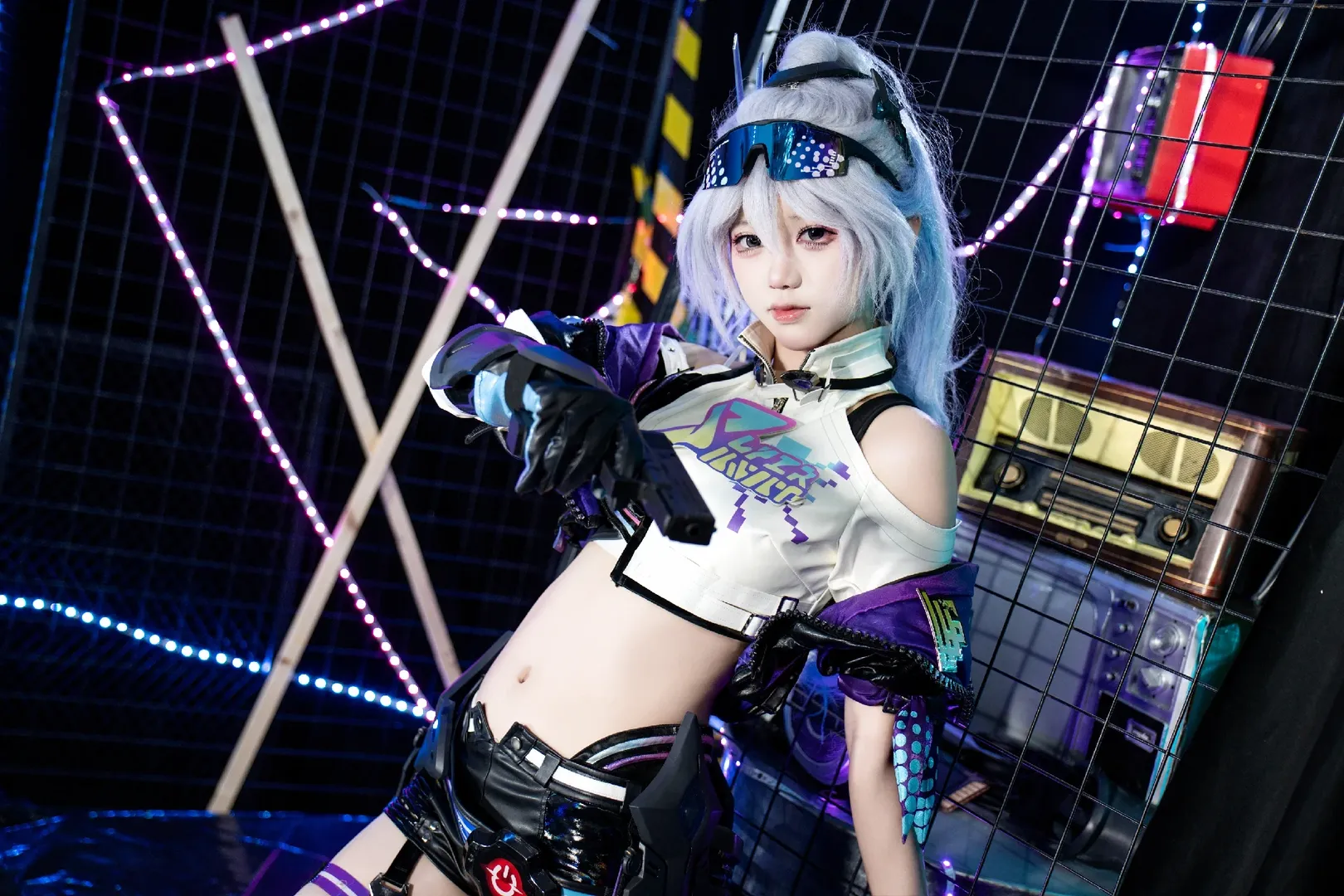 二次元, 崩壊：スターレイル, サイバーパンク, 銀狼 コスプレ, コスプレ撮影 - 4枚目