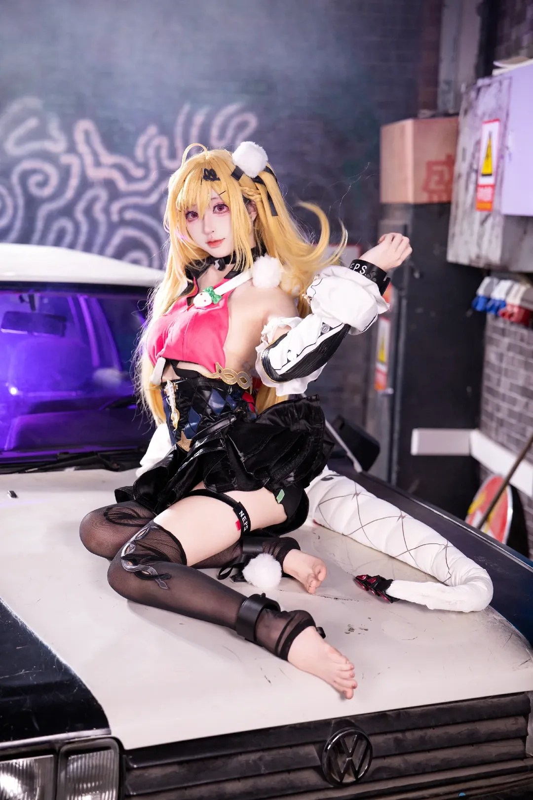 ゼンレスゾーンゼロ, シーシア コスプレ, 2次元少女, コスプレ撮影, バイカーストリートスタイル - 1枚目