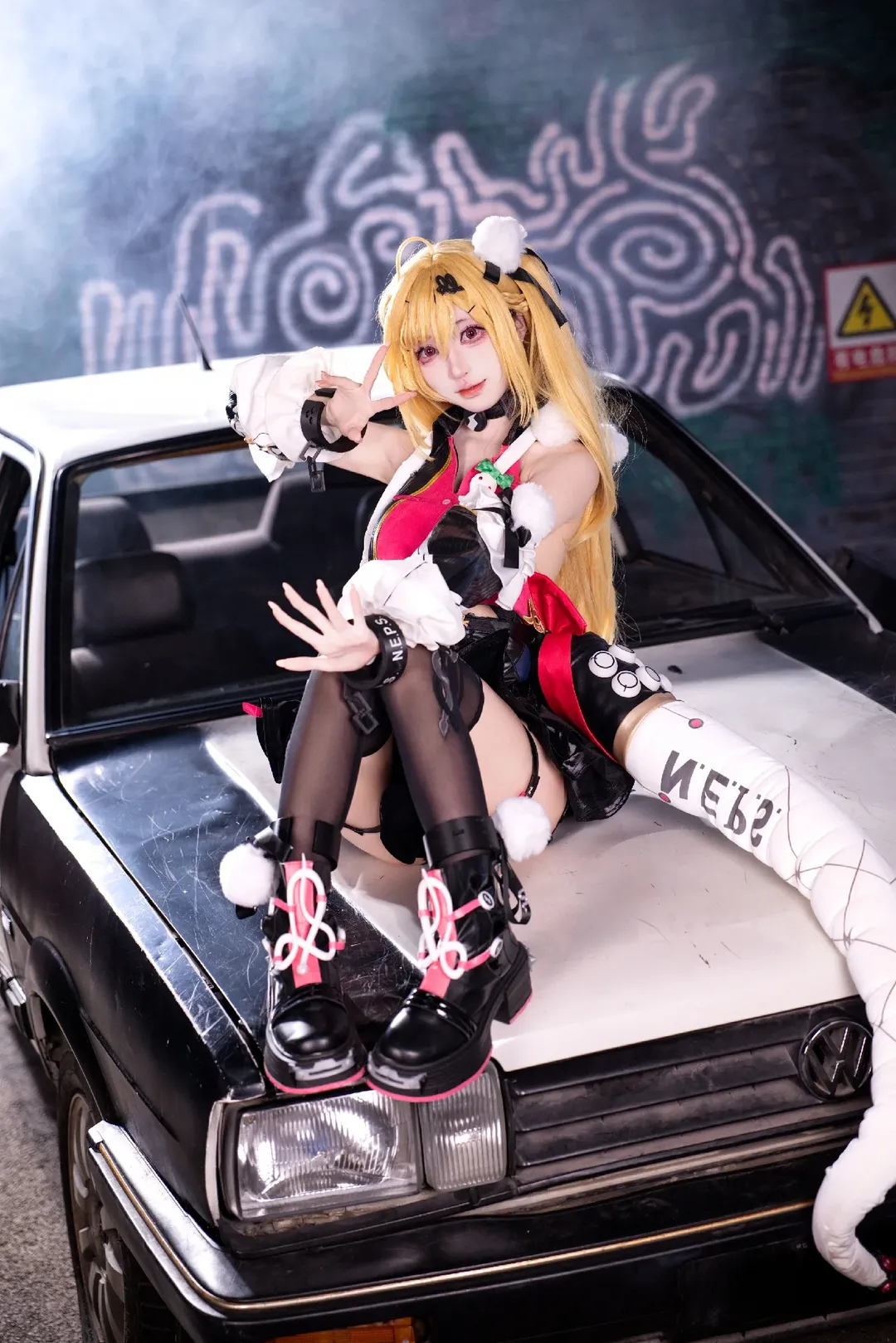 绝区零, 希希芙cos, 二次元少女, cosplay摄影, 机车街头风