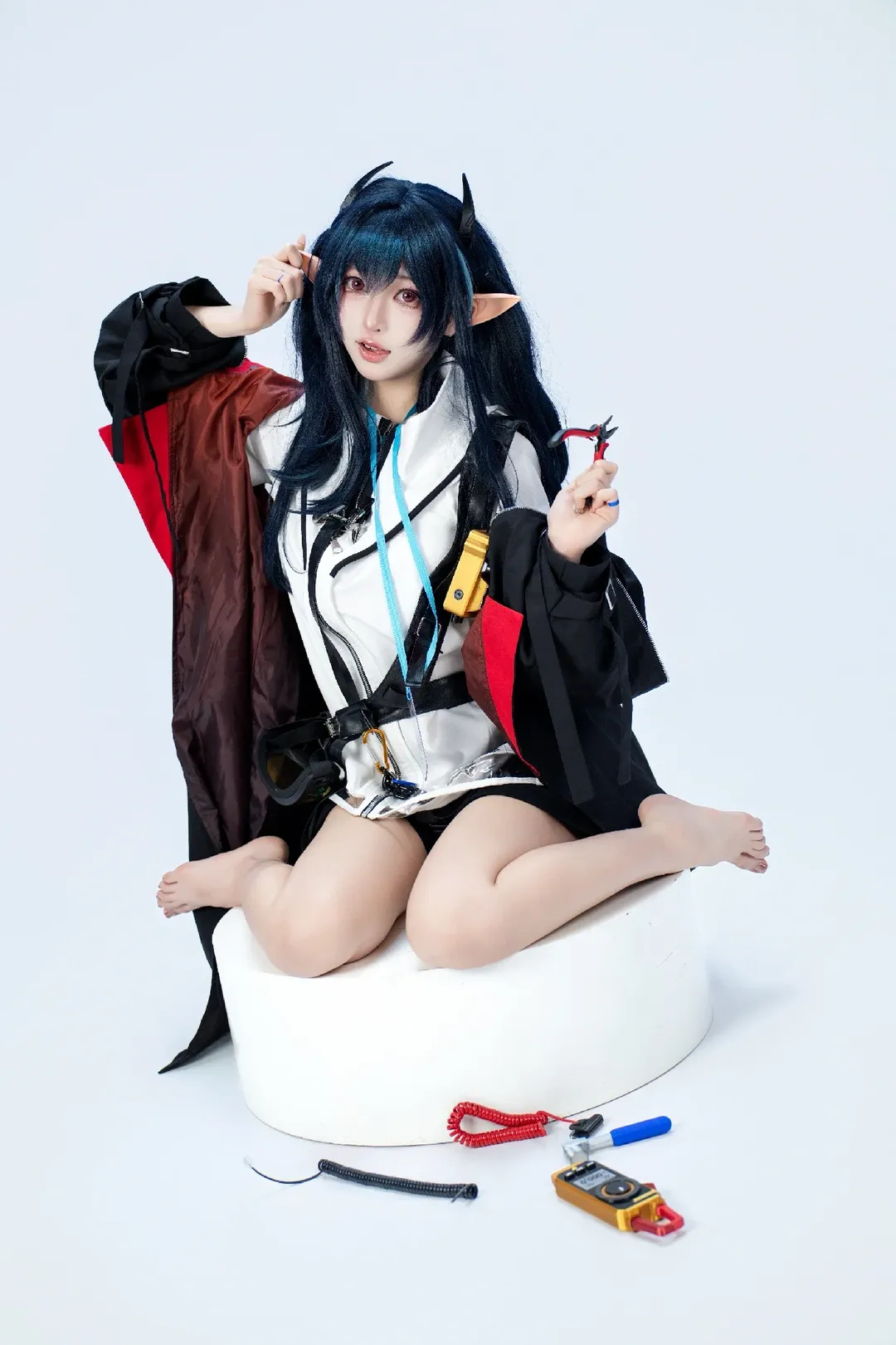 アークナイツ, エルフ耳コスプレ, コスプレイヤーの日常, クロージャcos, ロドス・アイランドのオペレーター - 3枚目