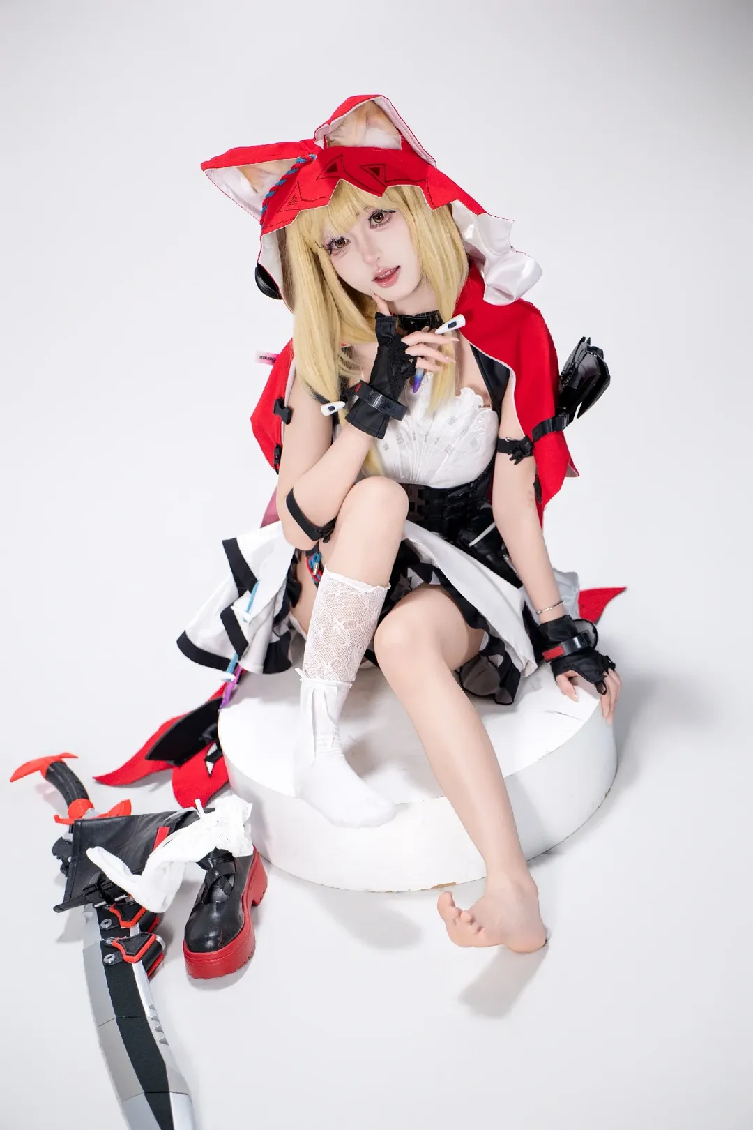 cosplay, 猫耳, 明日方舟终末地, 拍照姿势, 洛茜cos - 第1张