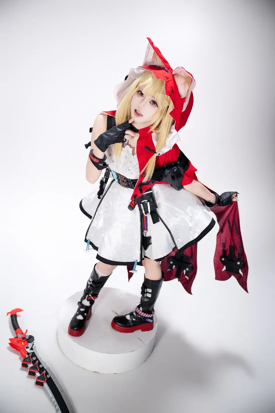cosplay, 猫耳, 明日方舟终末地, 拍照姿势, 洛茜cos