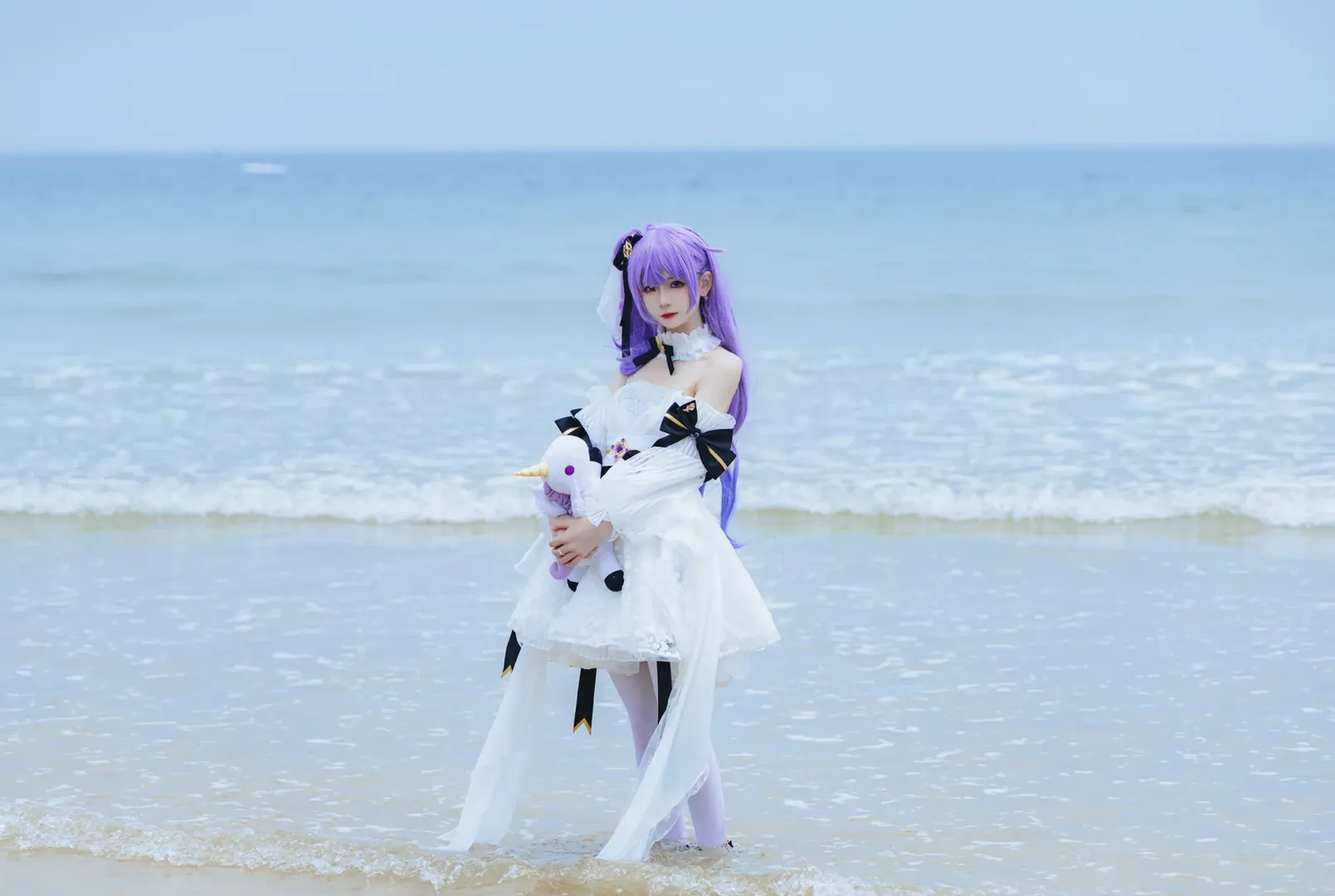 碧蓝航线, 人像摄影, 独角兽cos, cosplay日常, 白丝穿搭 - 第12张