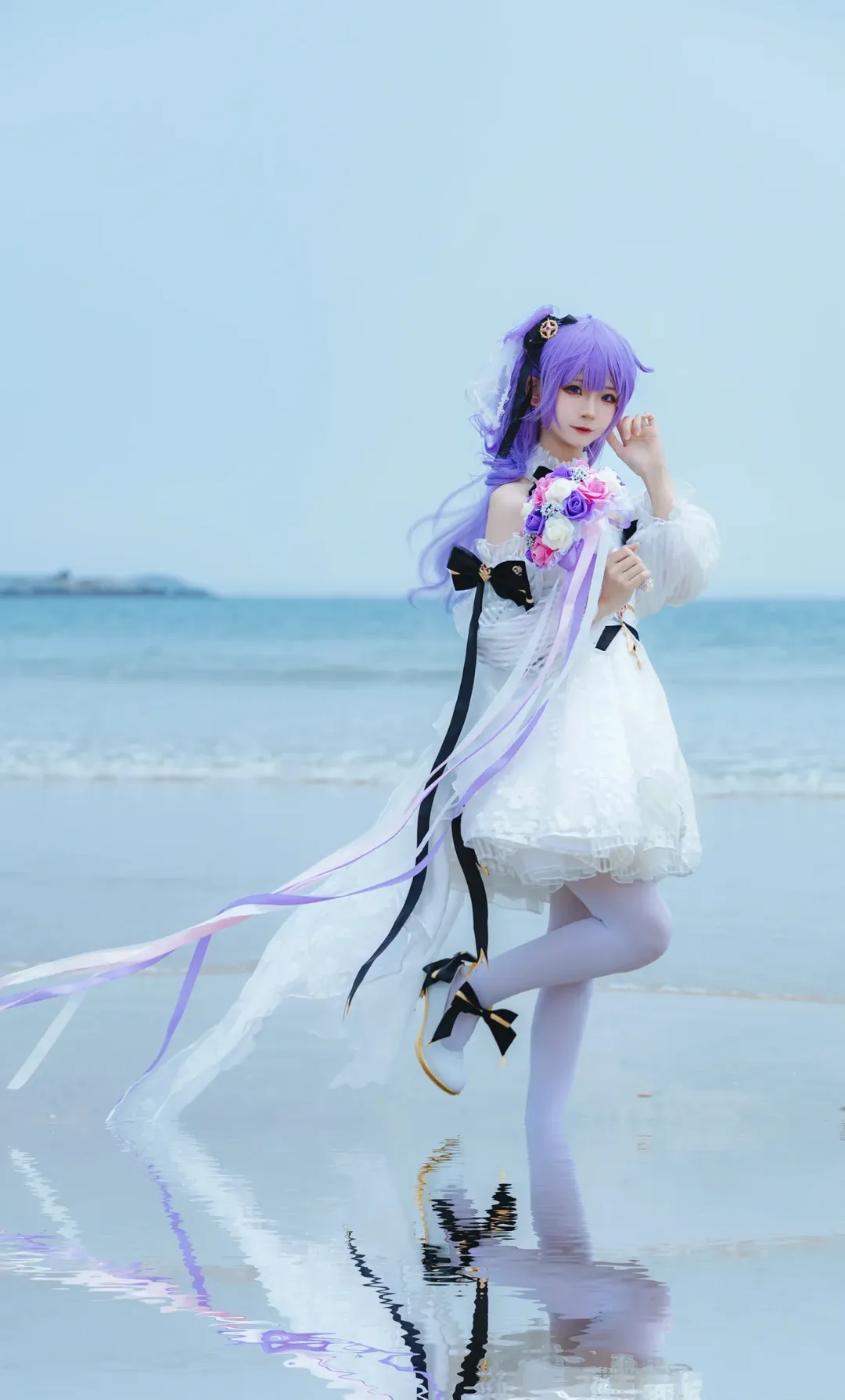 アズールレーン, ポートレート, ユニコーン コスプレ, コスプレ日常, 白ニーソコーデ