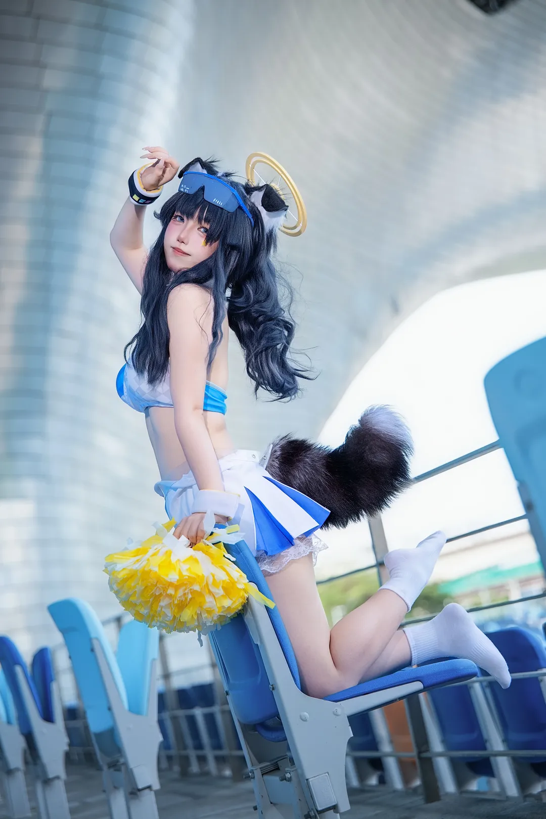 二次元, cosplay, 蔚蓝档案, 人像摄影, 应援服 - 第3张