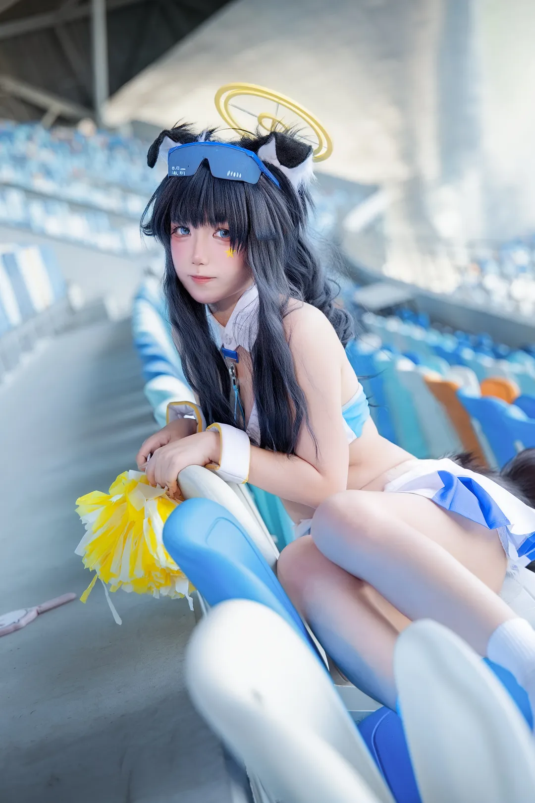 二次元, cosplay, 蔚蓝档案, 人像摄影, 应援服 - 第5张