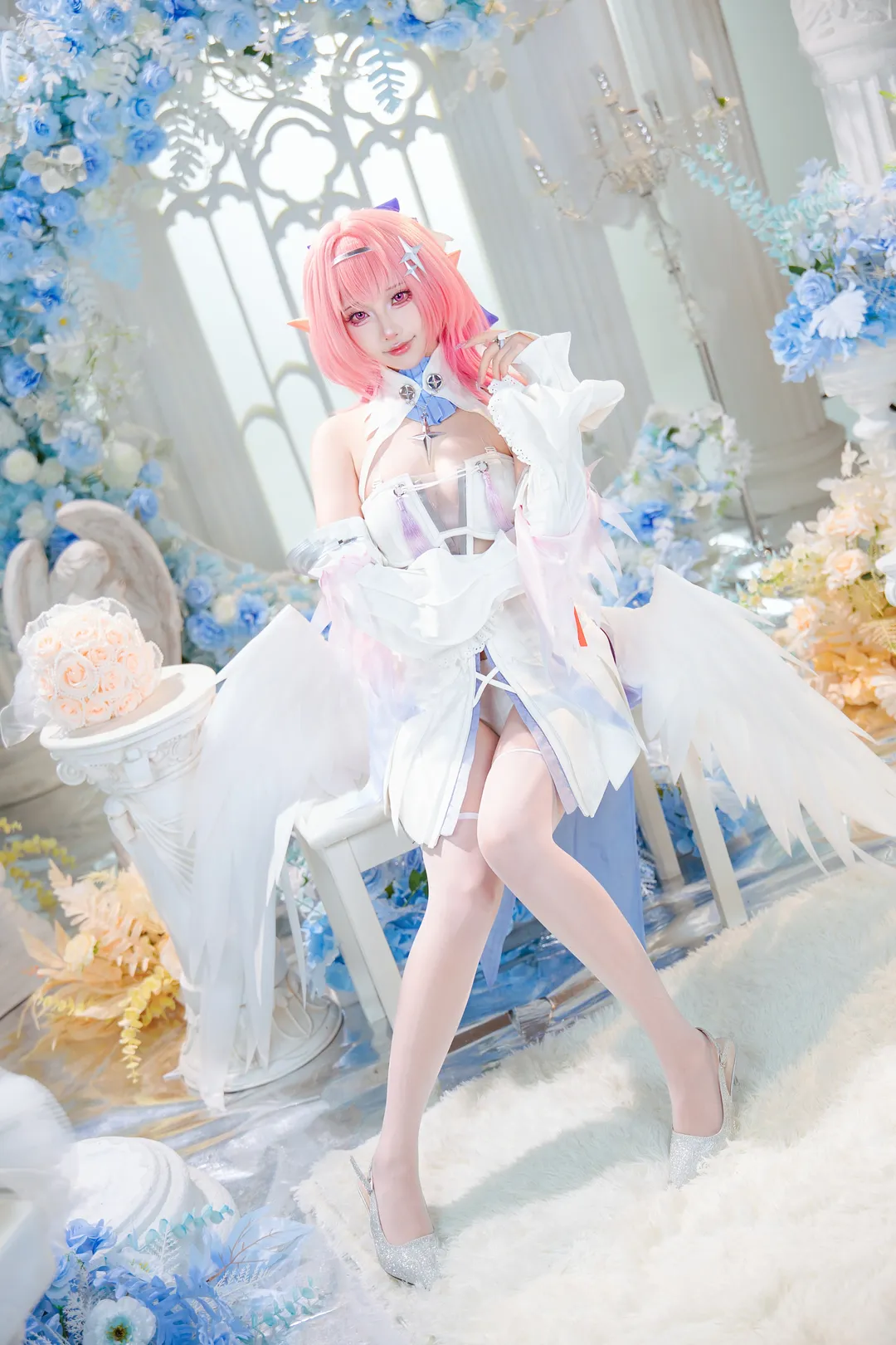 绝区零, 二次元少女, 白丝穿搭, cosplay人像, 蕾米埃尔cos - 第4张
