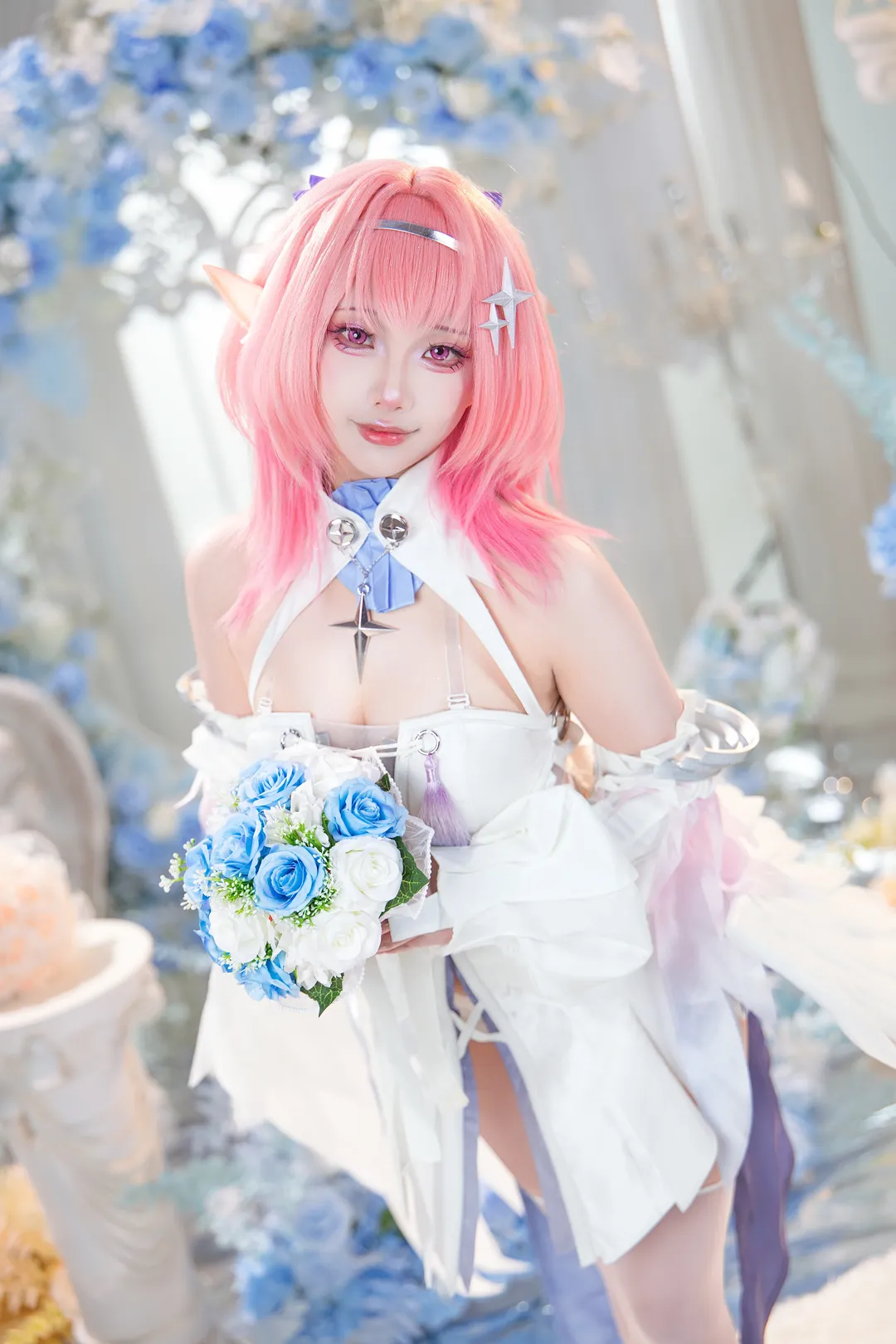 绝区零, 二次元少女, 白丝穿搭, cosplay人像, 蕾米埃尔cos - 第5张
