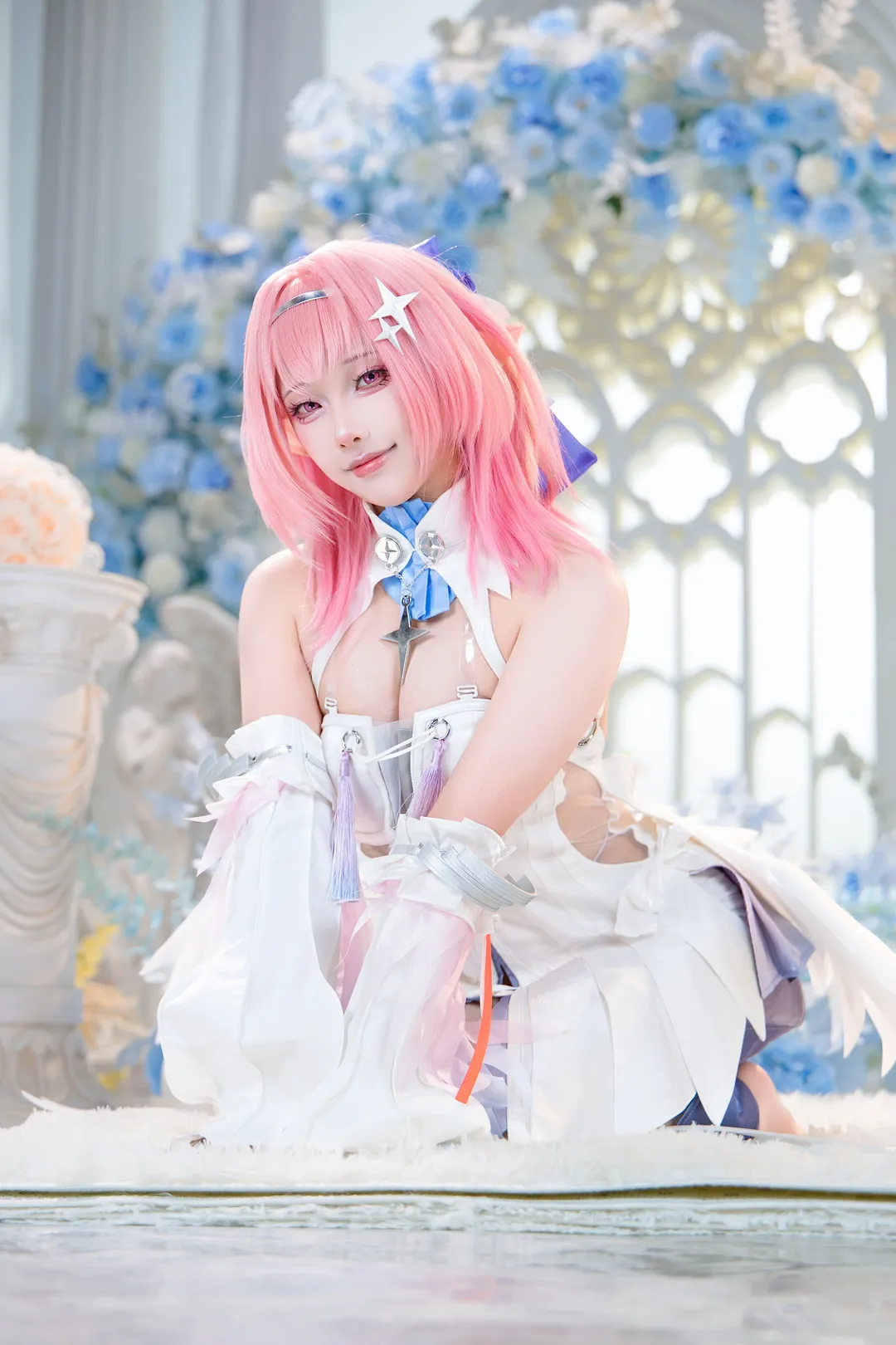 ゼンレスゾーンゼロ, 2次元少女, 白ニーソコーデ, コスプレポートレート, レミエール コスプレ