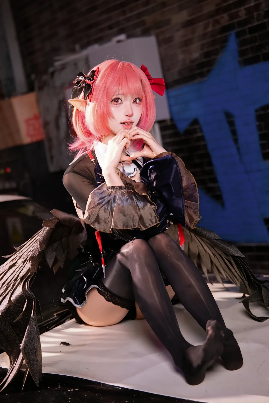 绝区零, cosplay摄影, 赛博朋克风, 蕾米埃尔cos, 小恶魔穿搭 - 第3张