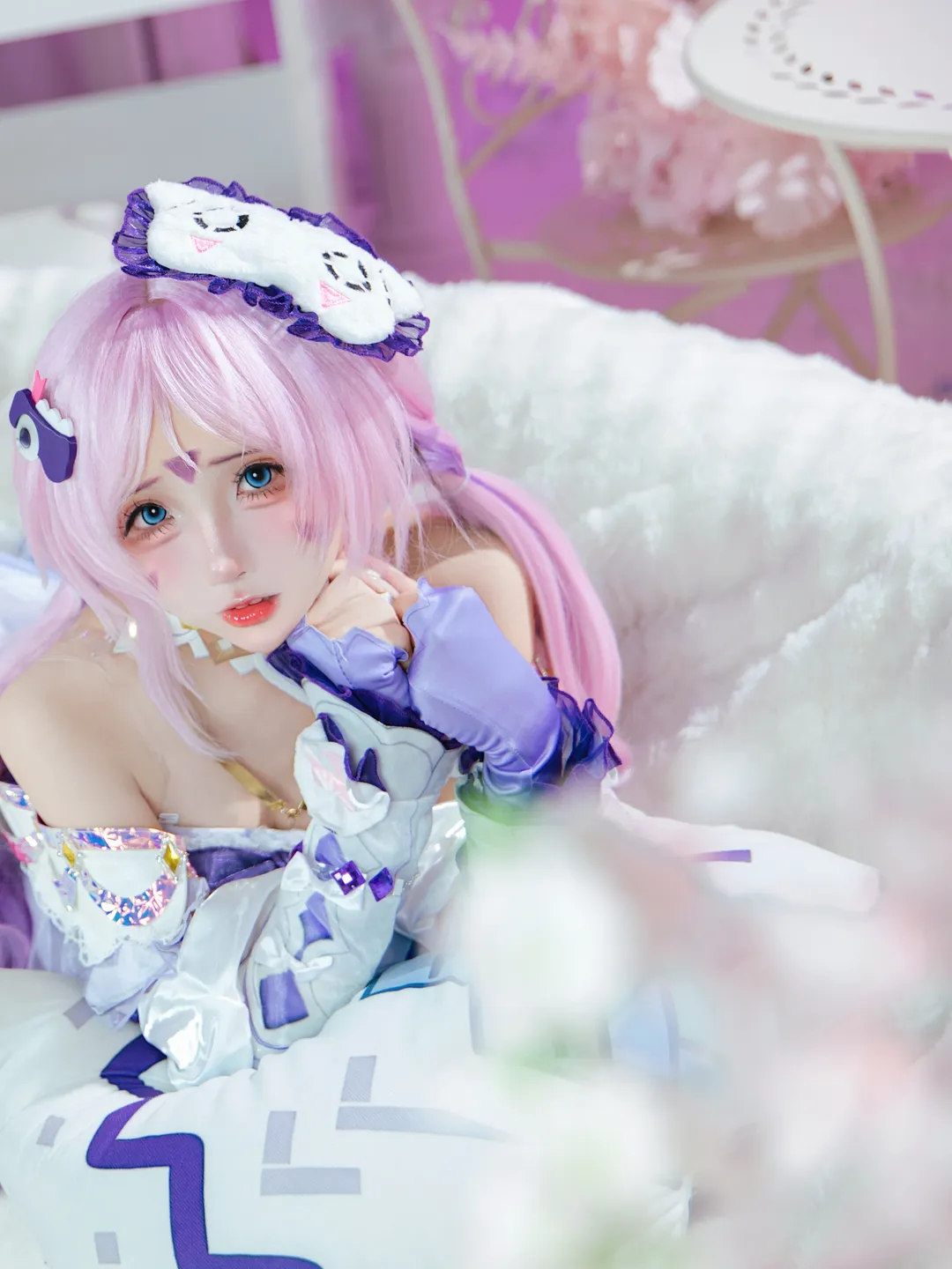 原神, 茜特菈莉cos, 二次元cosplay, 粉色系穿搭, 梦幻人像 - 第5张