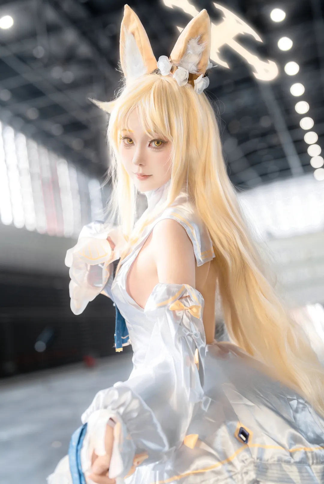 蔚蓝档案, 百合园圣娅cos, 金发cos, 兽耳cos, Coser摄影