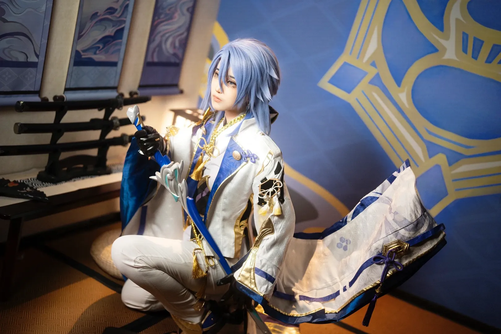 角色扮演, 原神, cosplay摄影, 神里绫人cos, 成男cosplay - 第4张