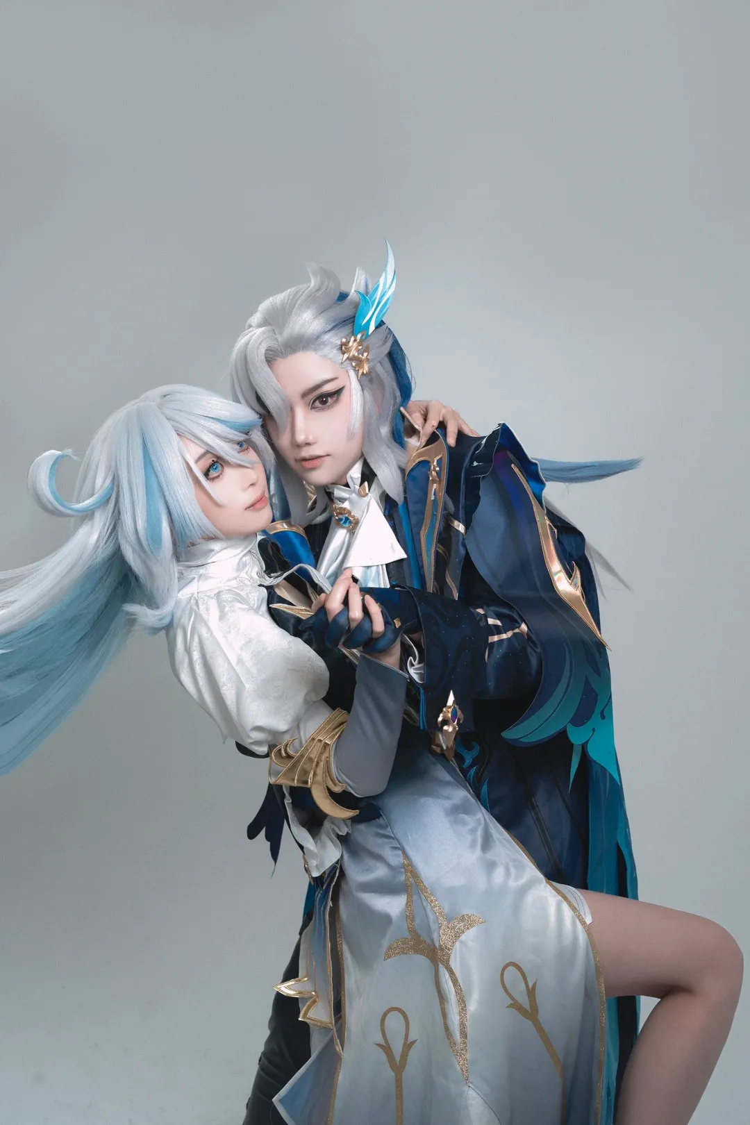 原神, 芙卡洛斯cos, 双人cosplay, 上海自拍馆, 那维莱特cos - 第2张