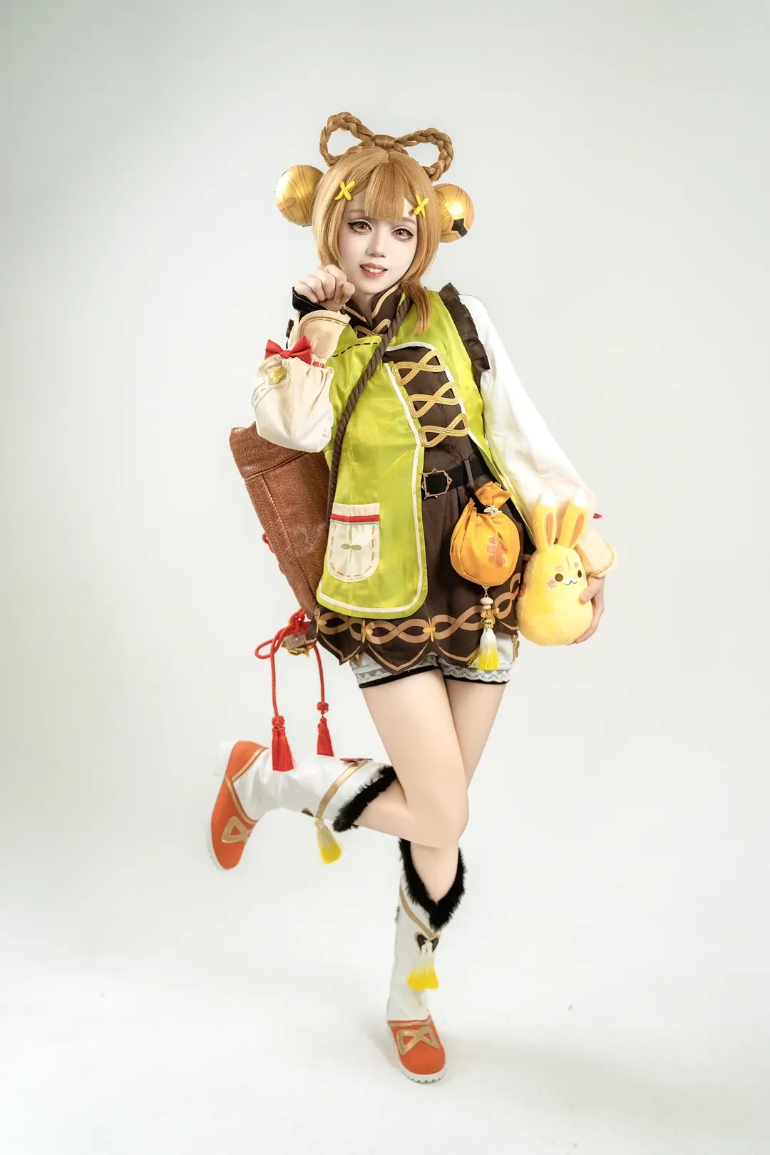 原神, 瑶瑶cos, cosplay摄影, 自拍馆, 除夕