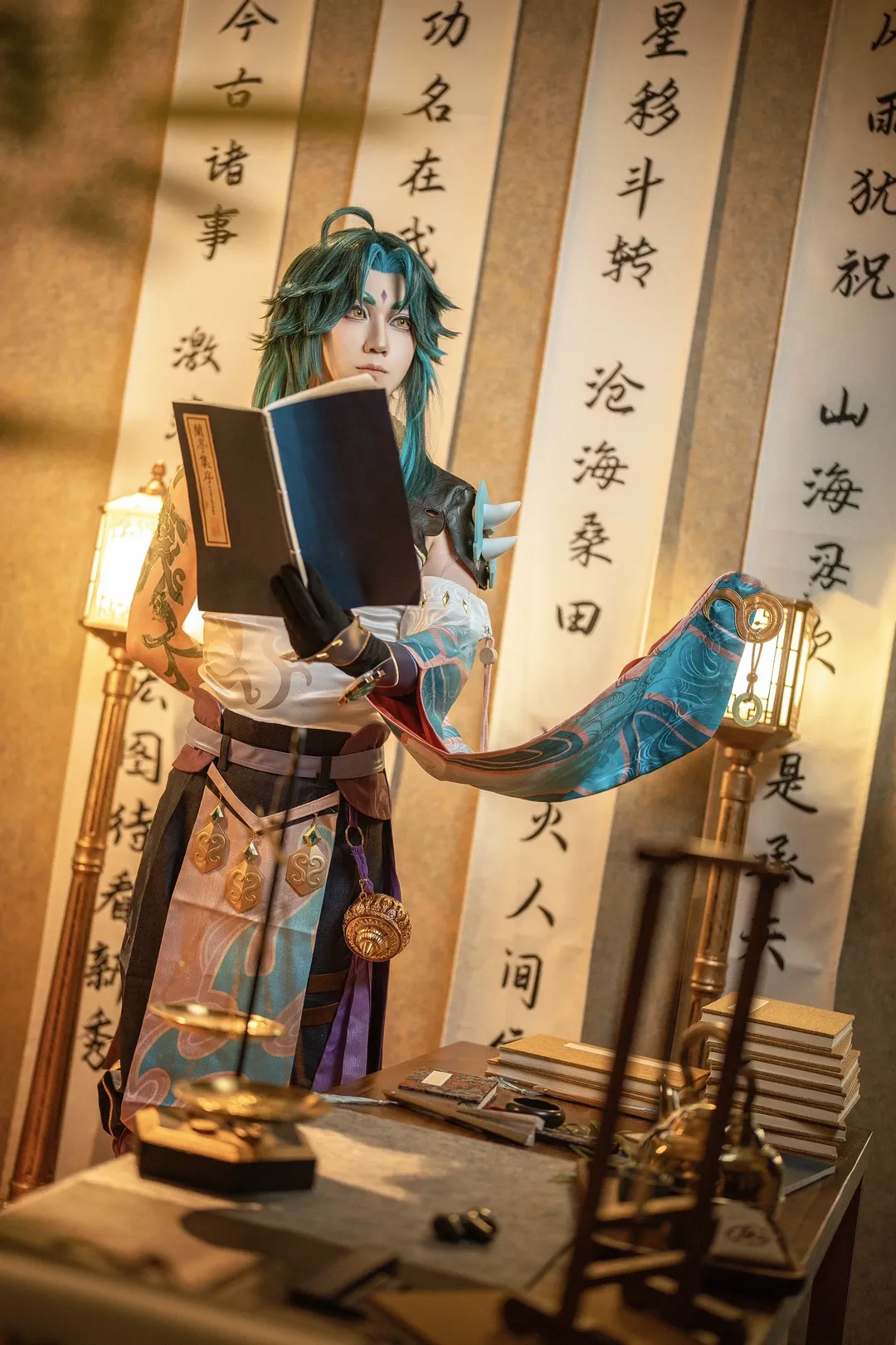 原神, 自拍馆, 魈cos, 降魔大圣, 元宵节cos